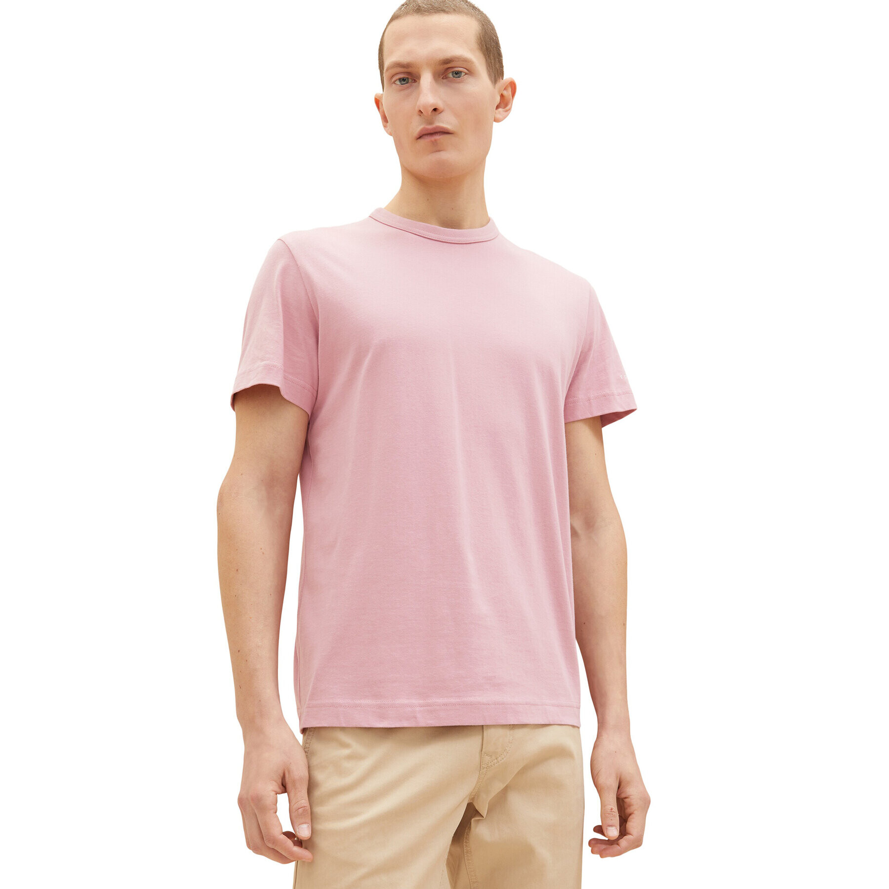 Tom Tailor Тишърт 1035552 Розов Regular Fit - Pepit.bg