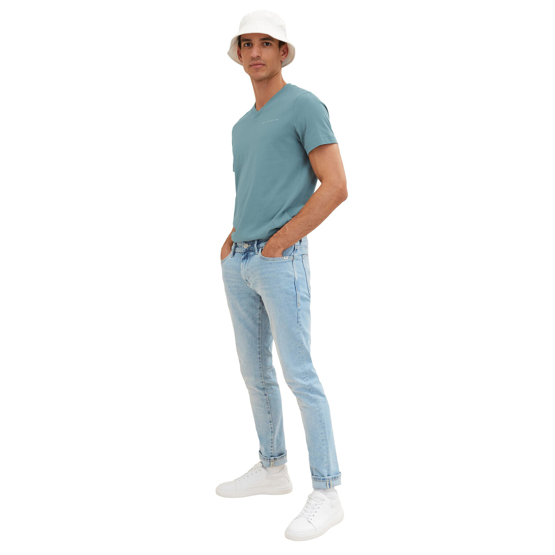 Tom Tailor Тишърт 1035553 Зелен - Pepit.bg