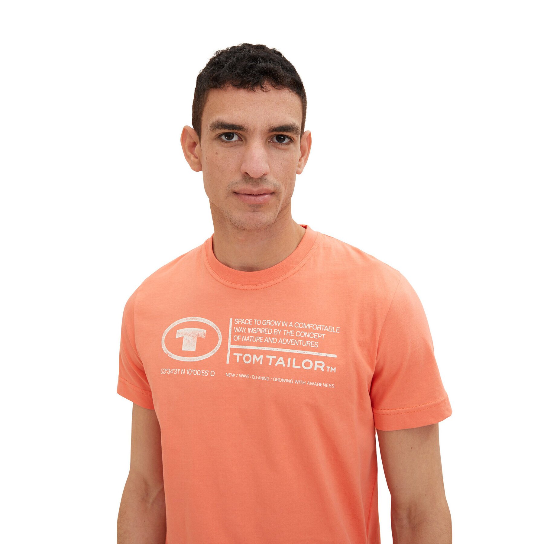 Tom Tailor Тишърт 1035611 Оранжев - Pepit.bg