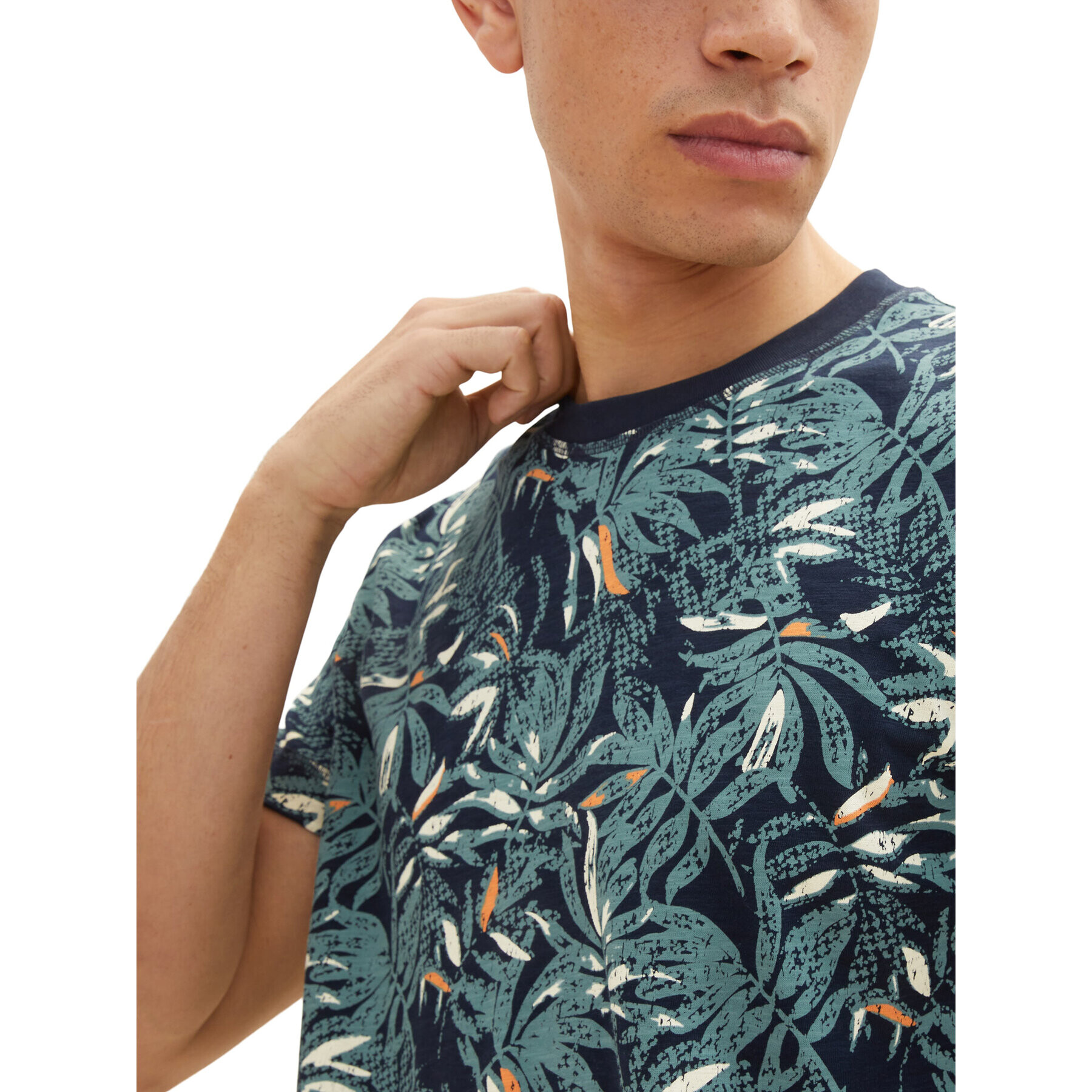 Tom Tailor Тишърт 1035629 Тъмносин Regular Fit - Pepit.bg