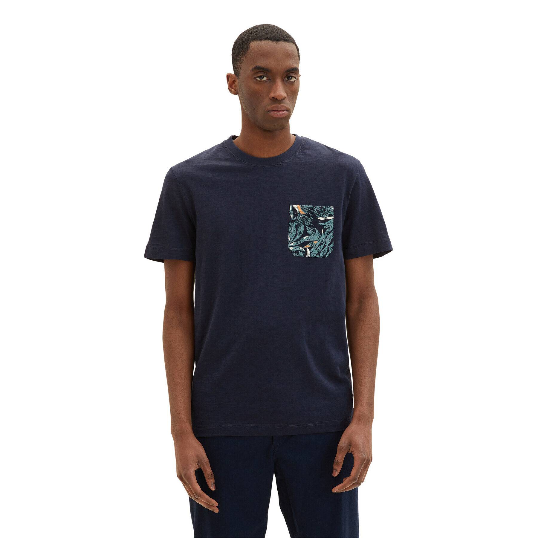 Tom Tailor Тишърт 1035844 Тъмносин Regular Fit - Pepit.bg