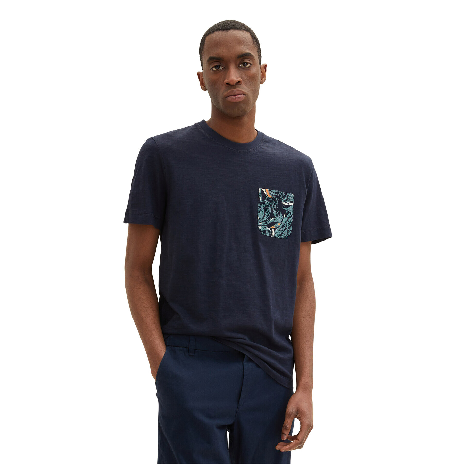 Tom Tailor Тишърт 1035844 Тъмносин Regular Fit - Pepit.bg
