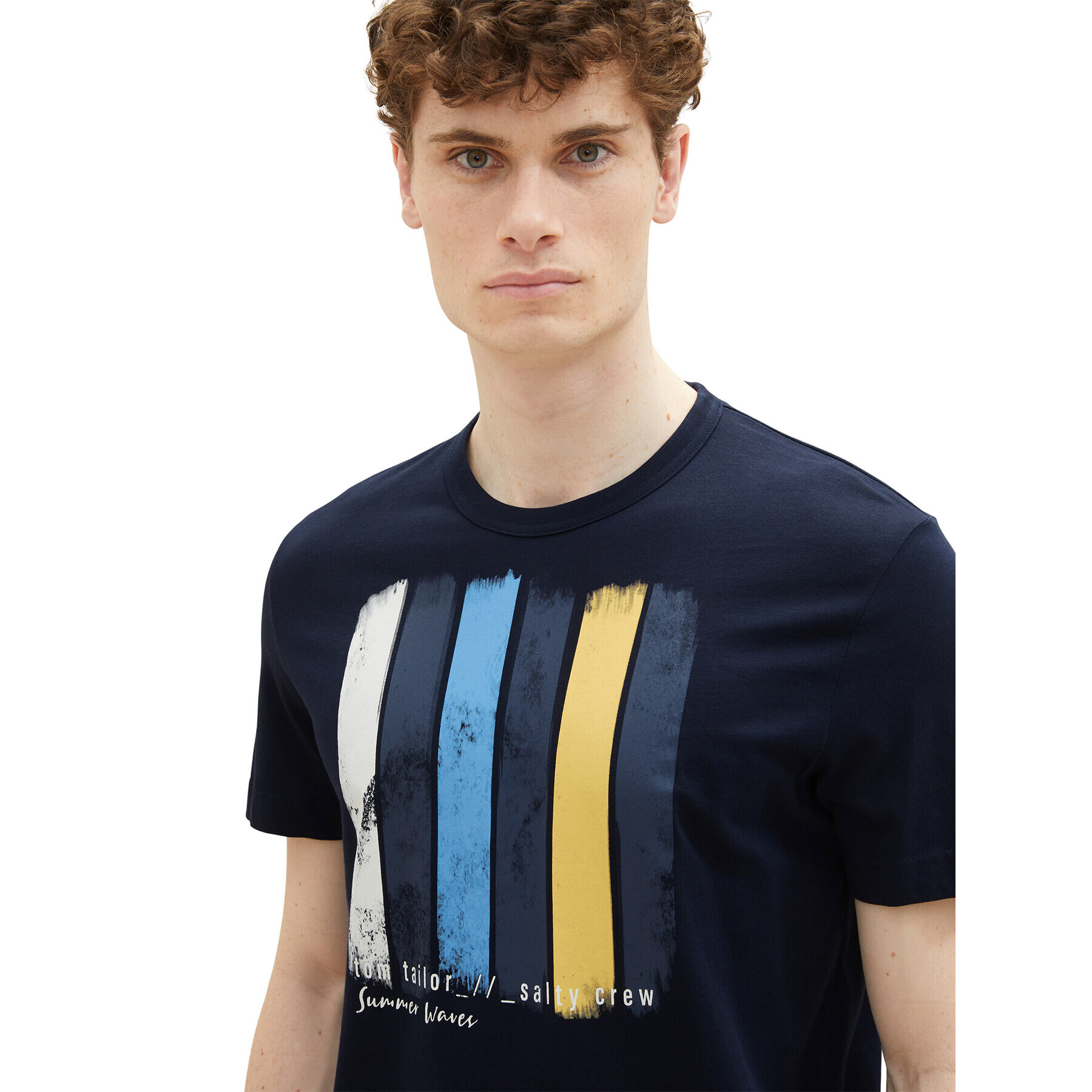 Tom Tailor Тишърт 1036328 Тъмносин Regular Fit - Pepit.bg