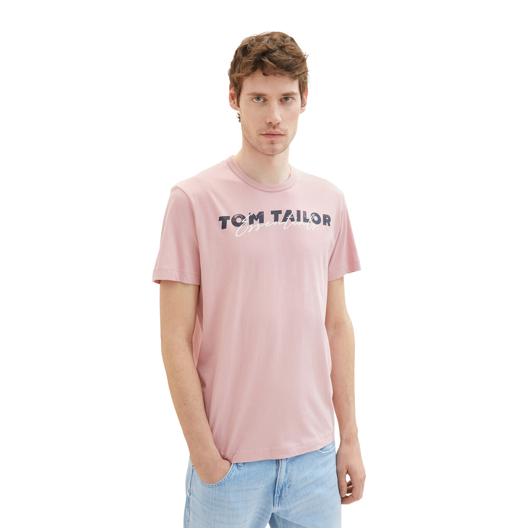 Tom Tailor Тишърт 1037277 Розов Regular Fit - Pepit.bg