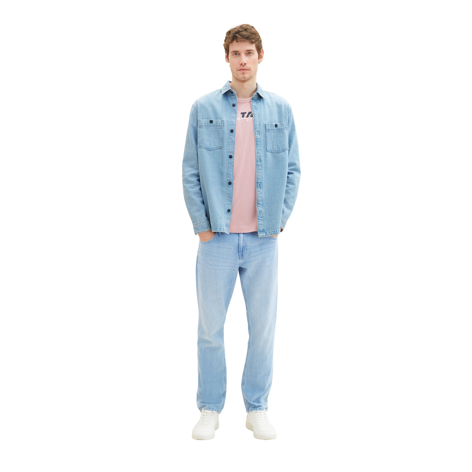 Tom Tailor Тишърт 1037277 Розов Regular Fit - Pepit.bg