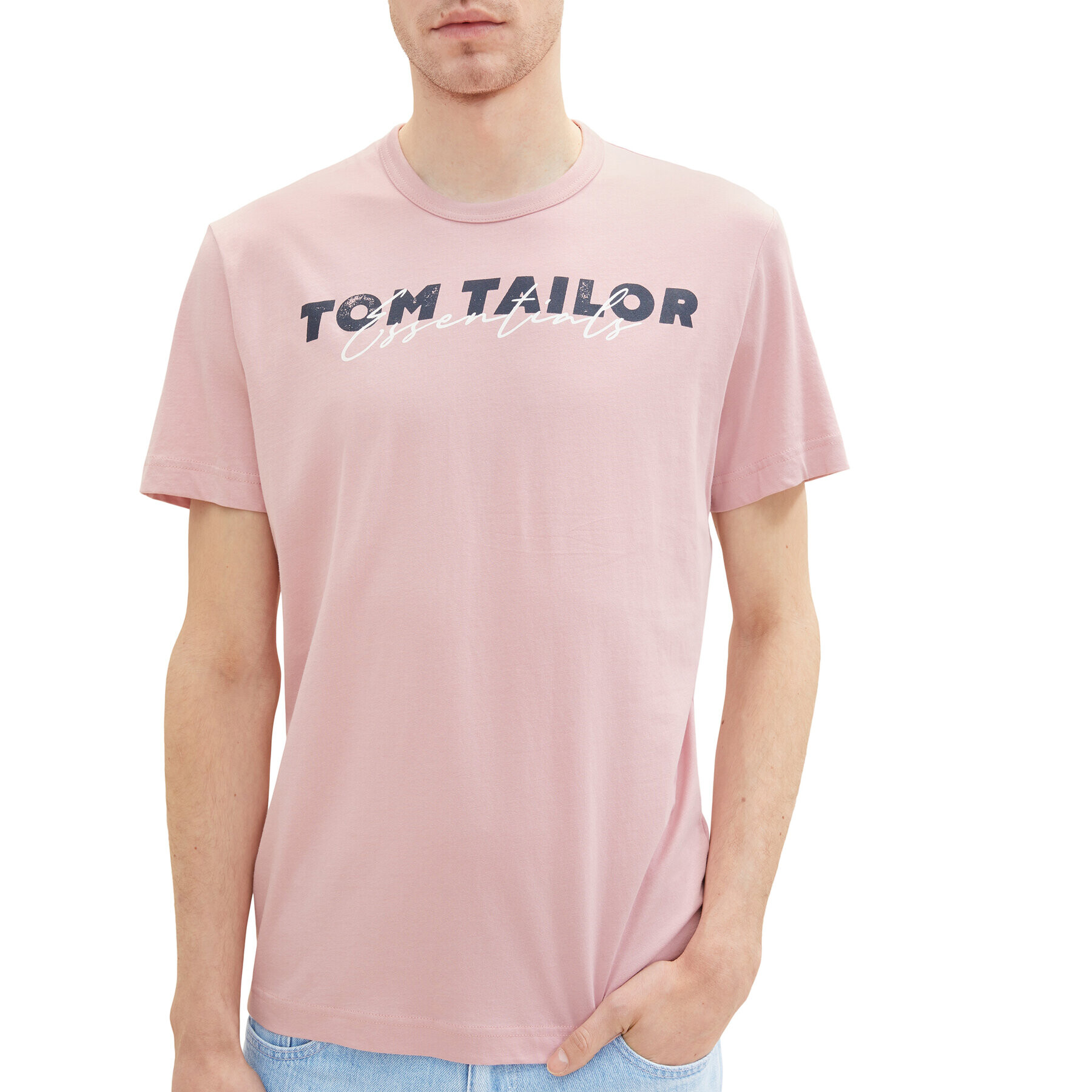 Tom Tailor Тишърт 1037277 Розов Regular Fit - Pepit.bg