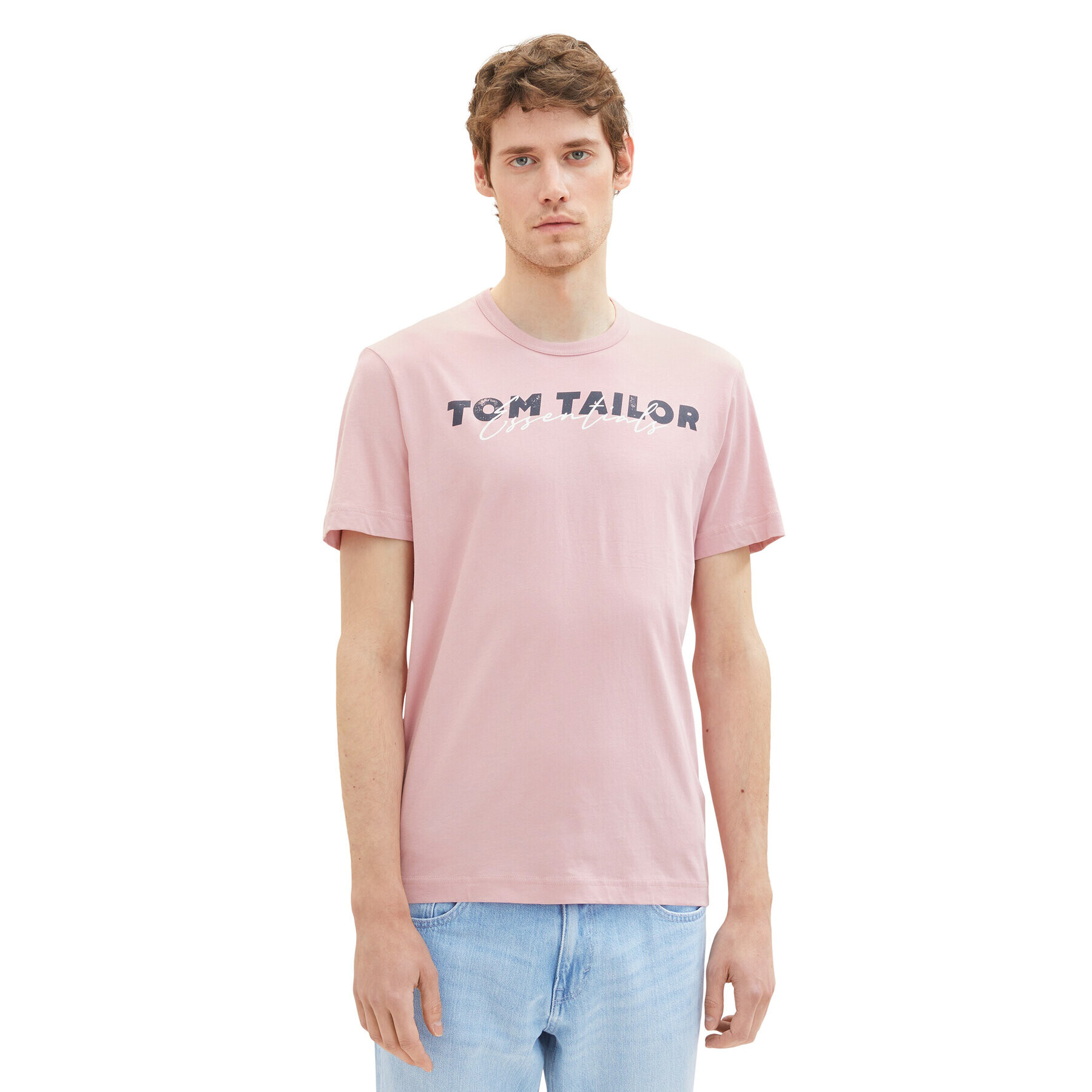 Tom Tailor Тишърт 1037277 Розов Regular Fit - Pepit.bg