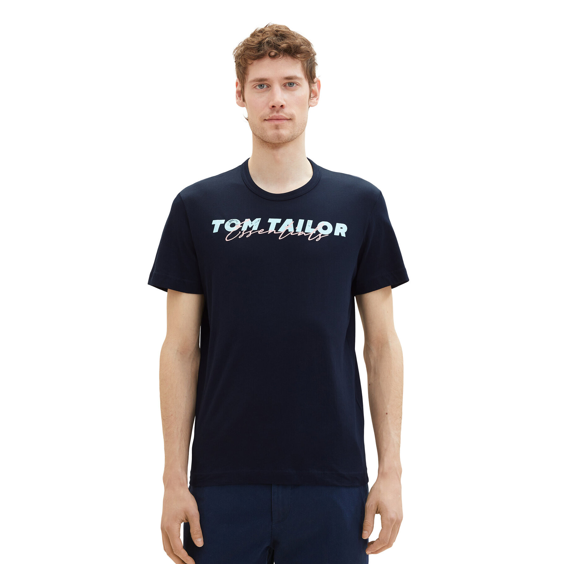 Tom Tailor Тишърт 1037277 Тъмносин Regular Fit - Pepit.bg