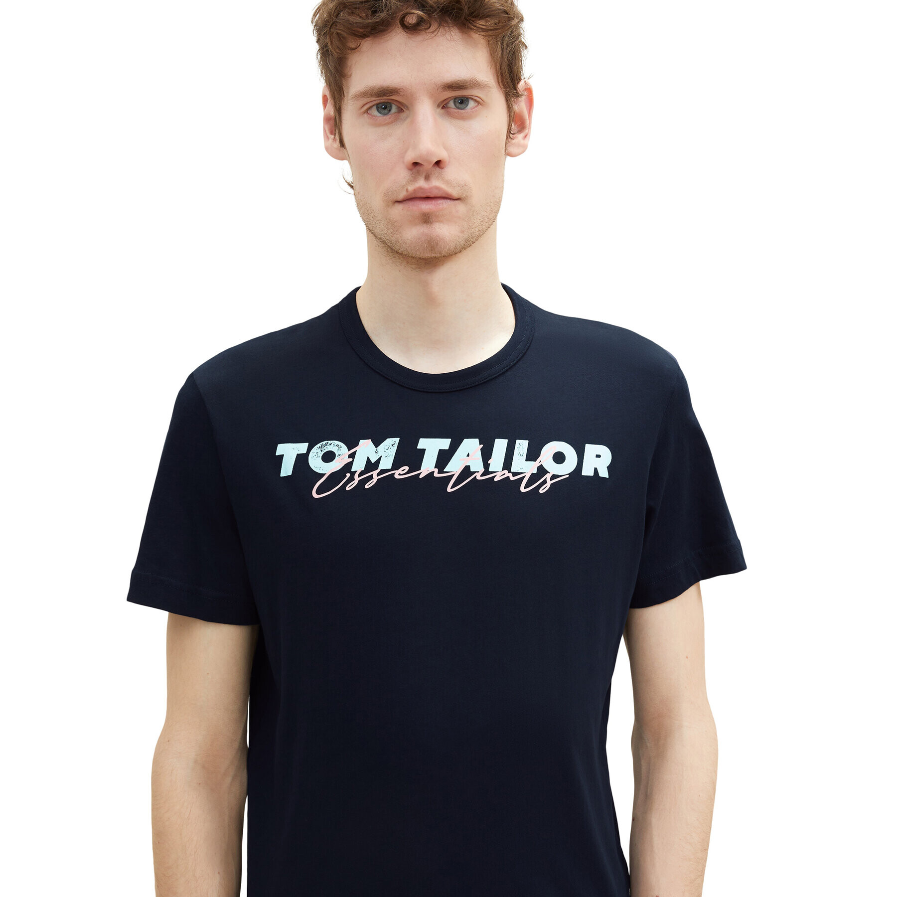 Tom Tailor Тишърт 1037277 Тъмносин Regular Fit - Pepit.bg