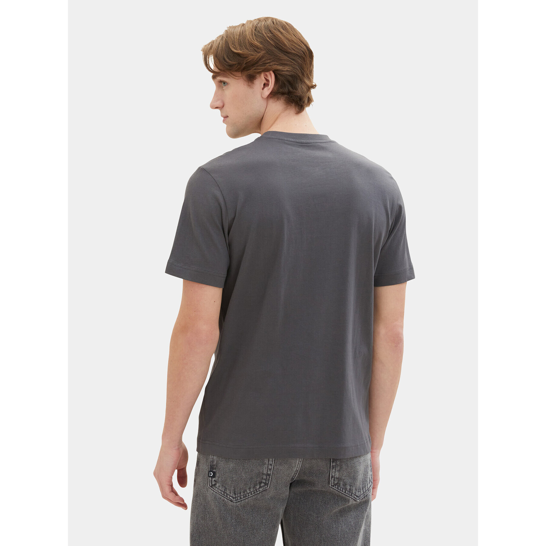 Tom Tailor Тишърт 1037735 Сив Regular Fit - Pepit.bg
