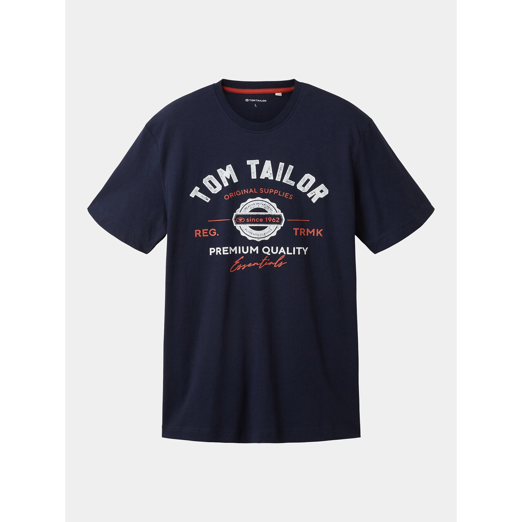 Tom Tailor Тишърт 1037735 Тъмносин Regular Fit - Pepit.bg