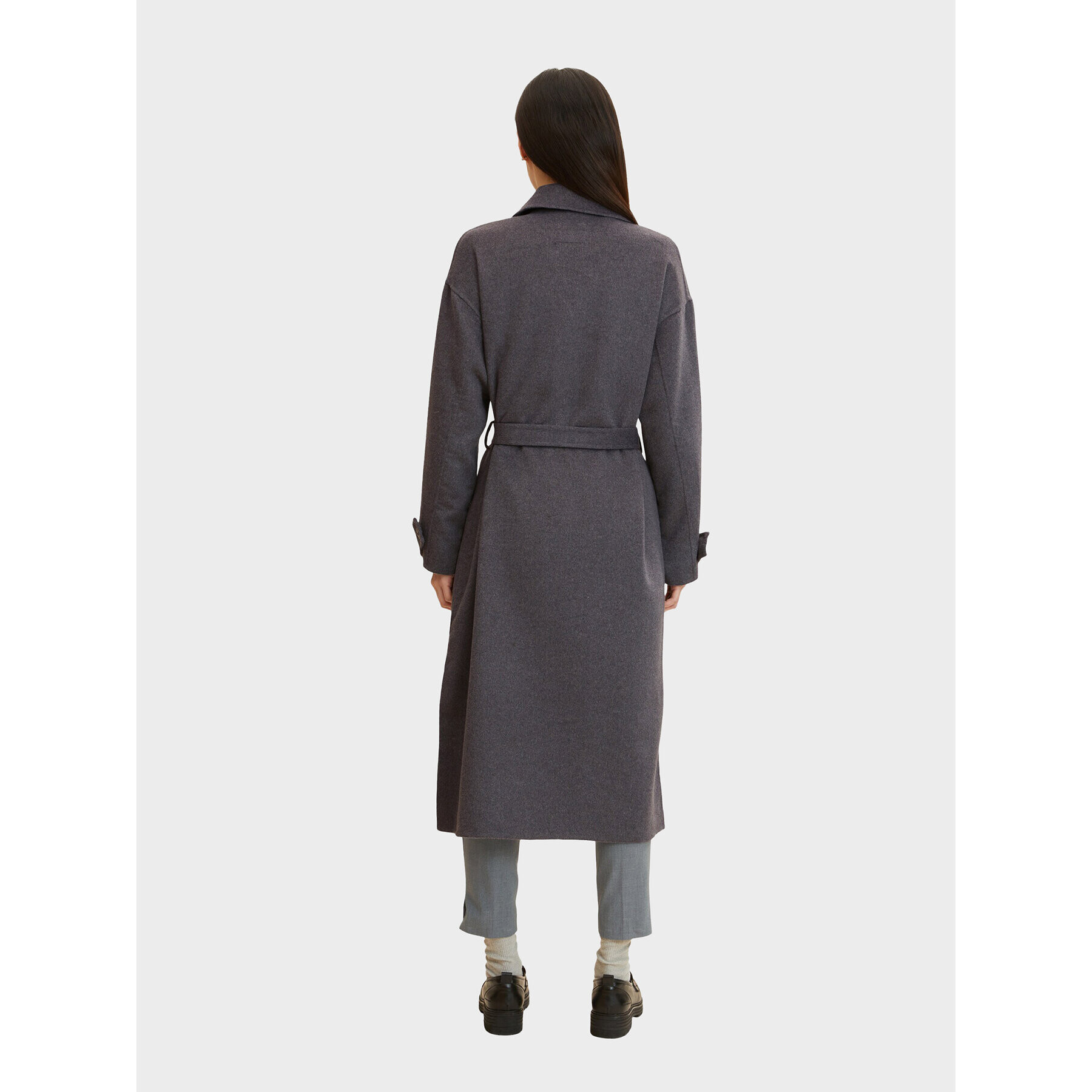 Tom Tailor Вълнено палто 1032464 Сив Regular Fit - Pepit.bg