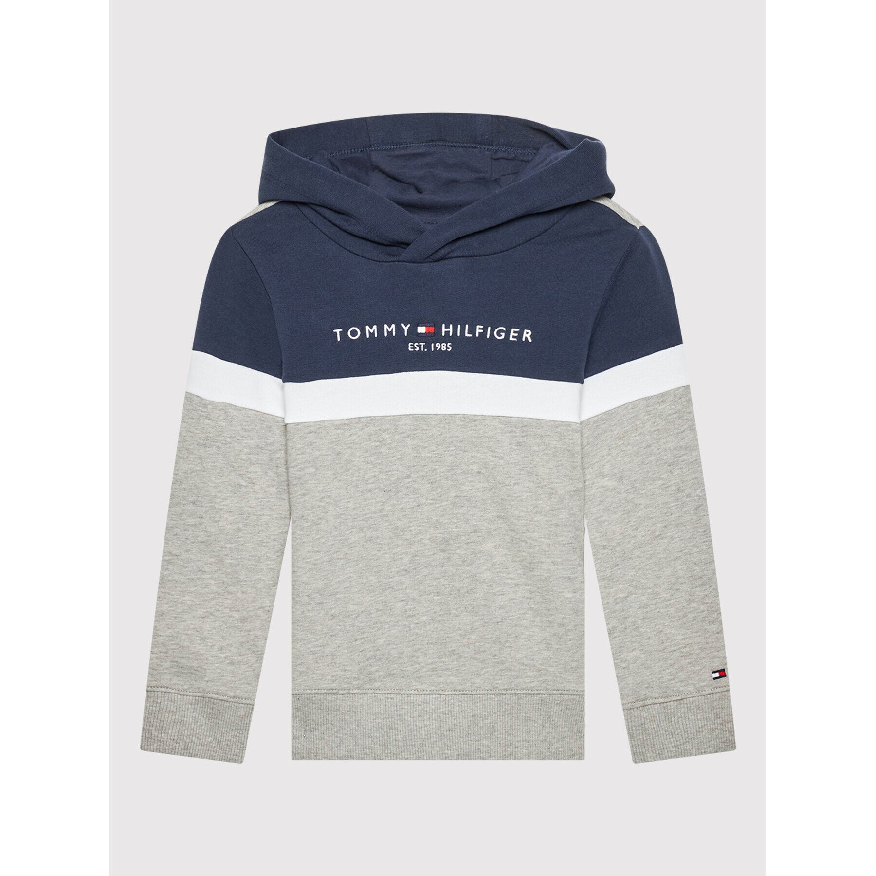 Tommy Hilfiger Анцуг Colorblock KB0KB06891 M Сив Regular Fit - Pepit.bg