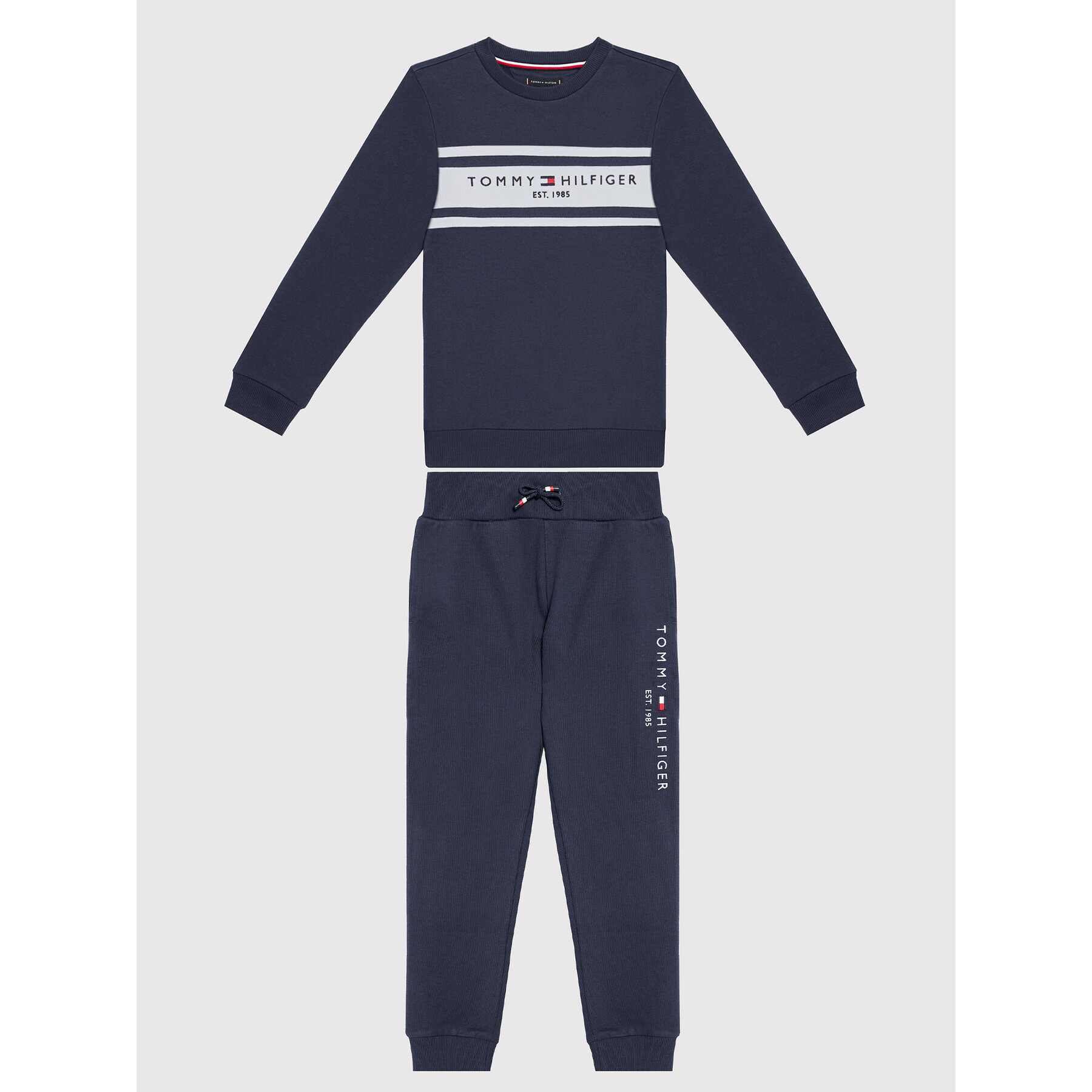 Tommy Hilfiger Анцуг Essential Blocking KB0KB06712 D Тъмносин Regular Fit - Pepit.bg