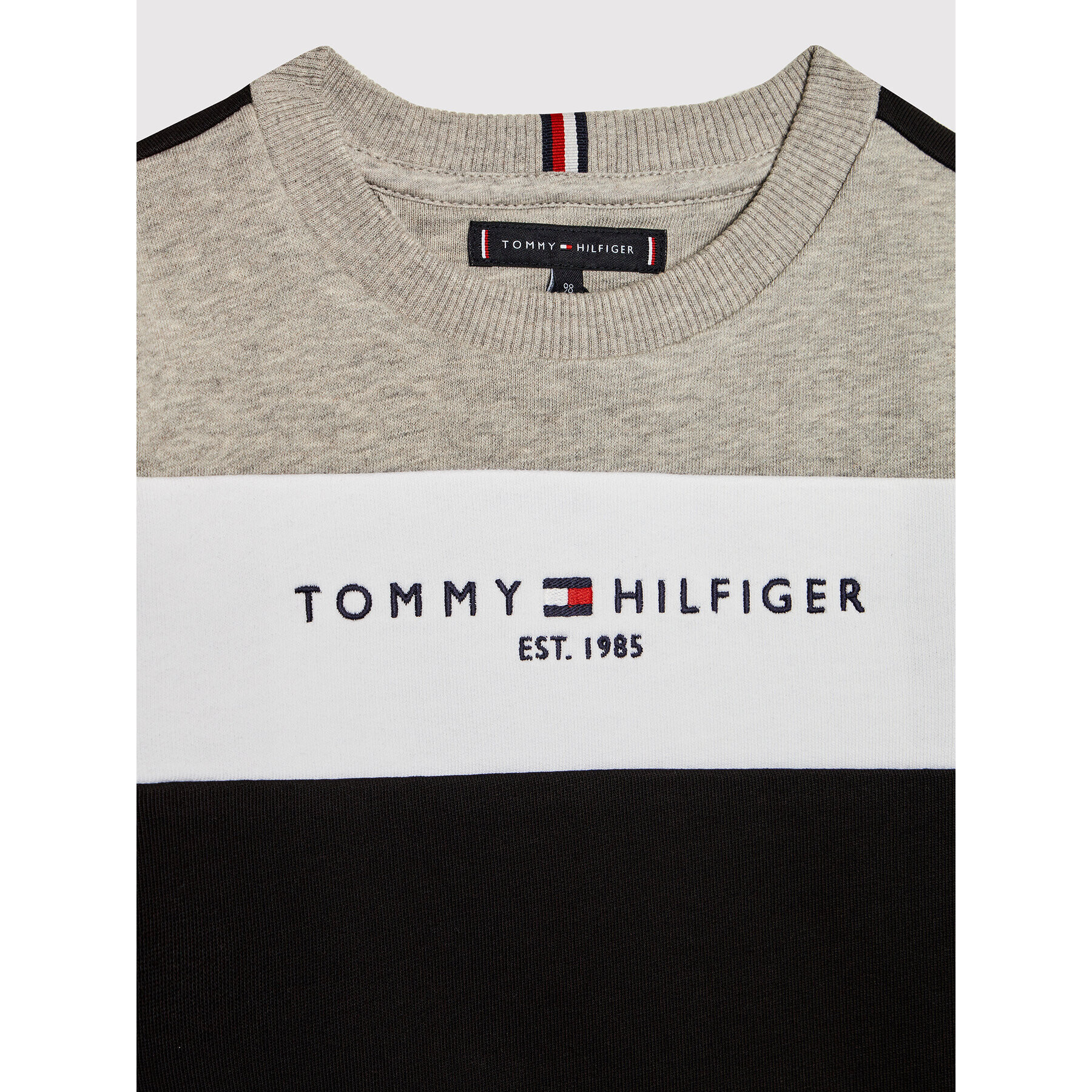 Tommy Hilfiger Анцуг Essential Colorblock KB0KB07100 M Черен Regular Fit - Pepit.bg