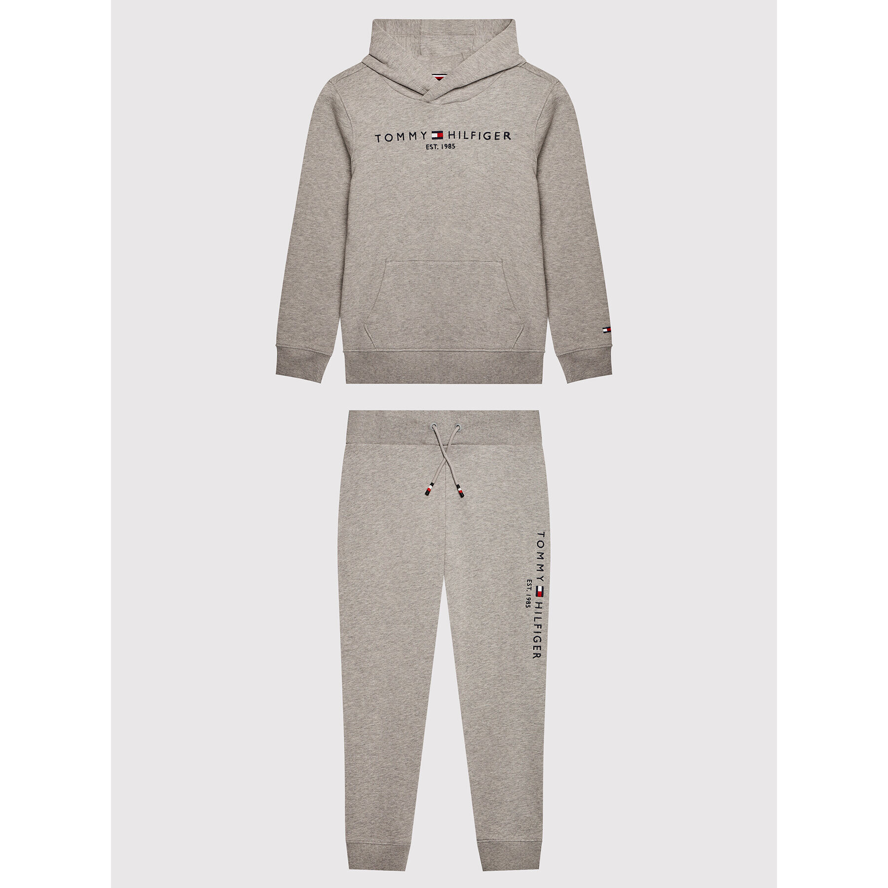 Tommy Hilfiger Анцуг Essential KB0KB06707 D Сив Regular Fit - Pepit.bg