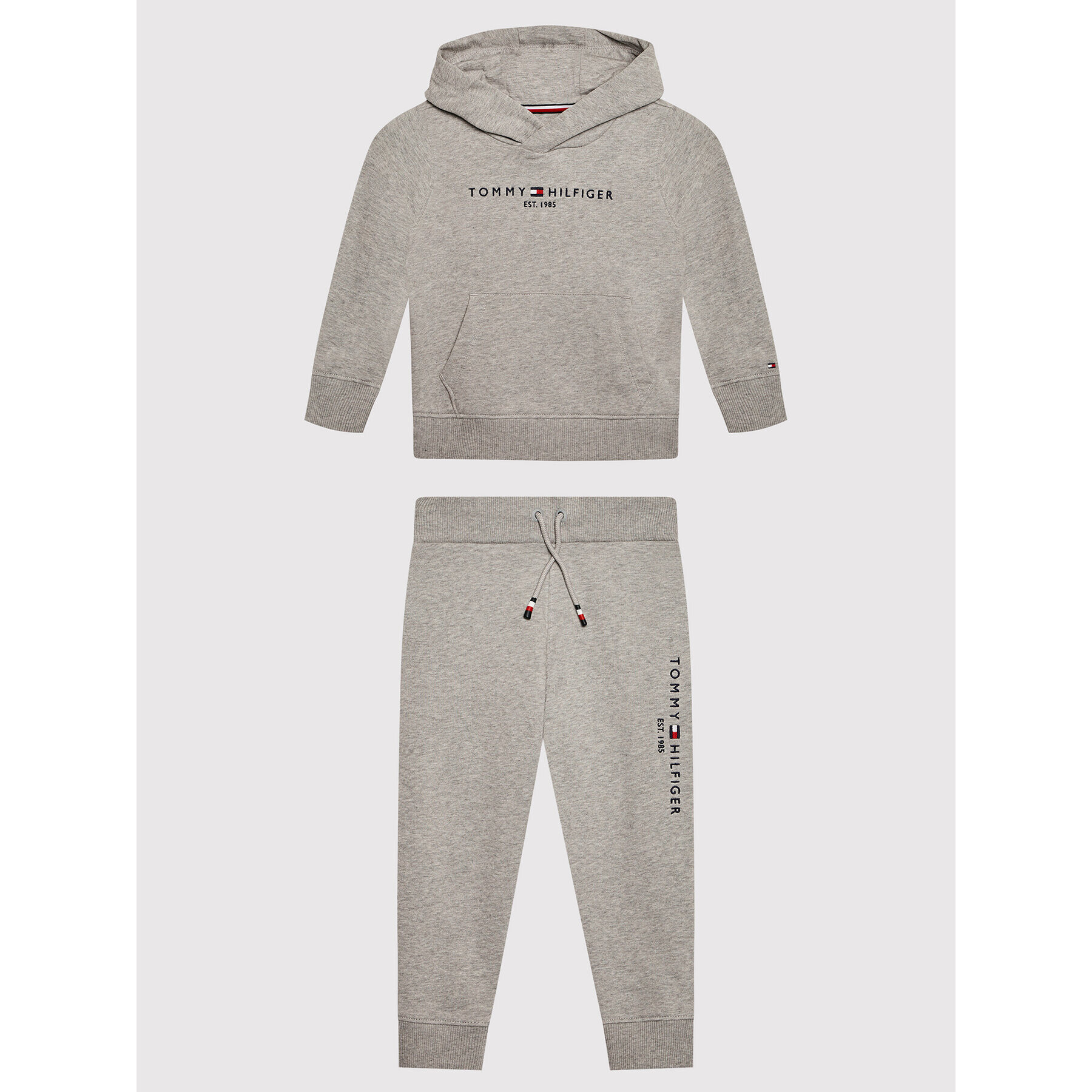 Tommy Hilfiger Анцуг Essential KB0KB06707 M Сив Regular Fit - Pepit.bg