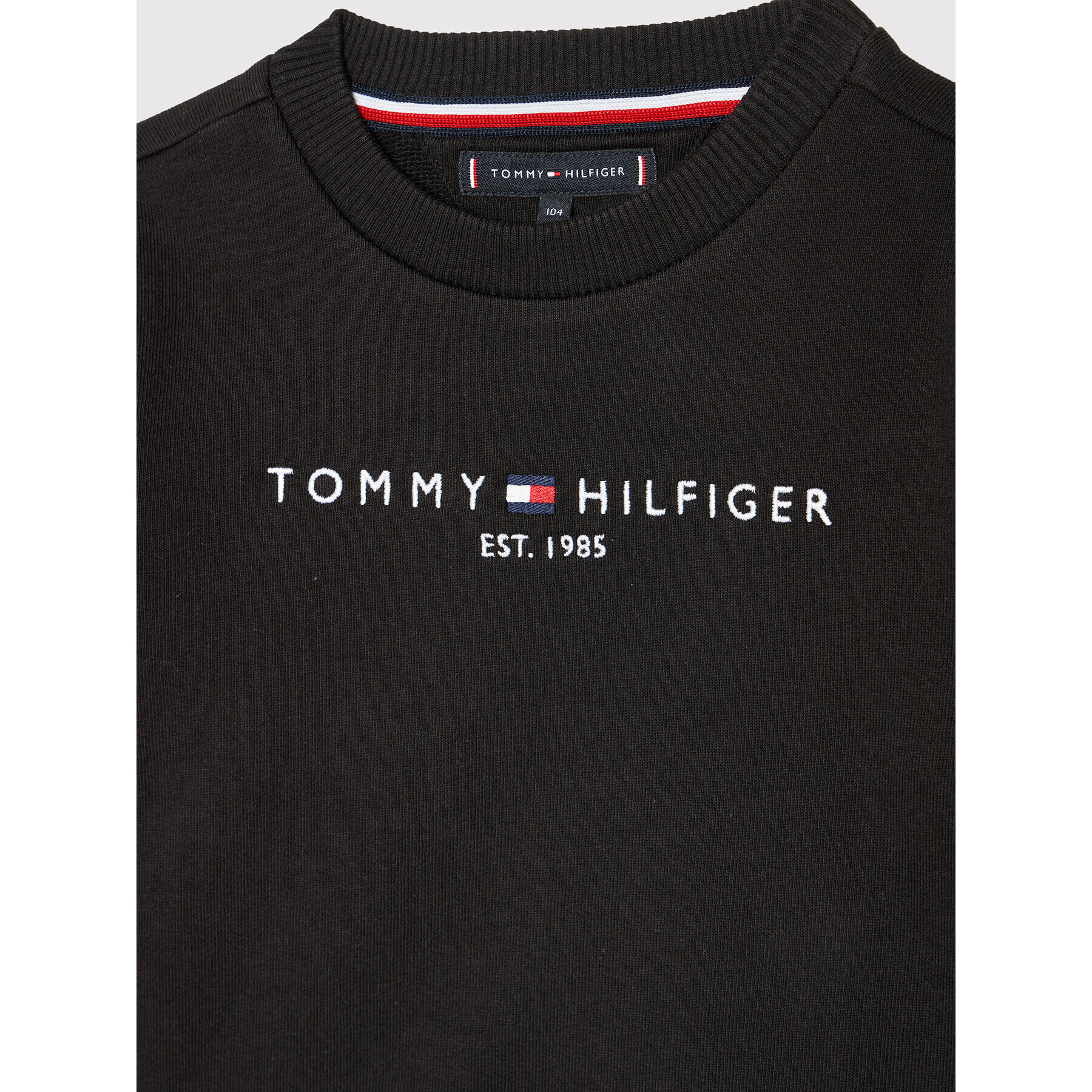 Tommy Hilfiger Анцуг Essential Set KB0KB06174 D Черен Regular Fit - Pepit.bg