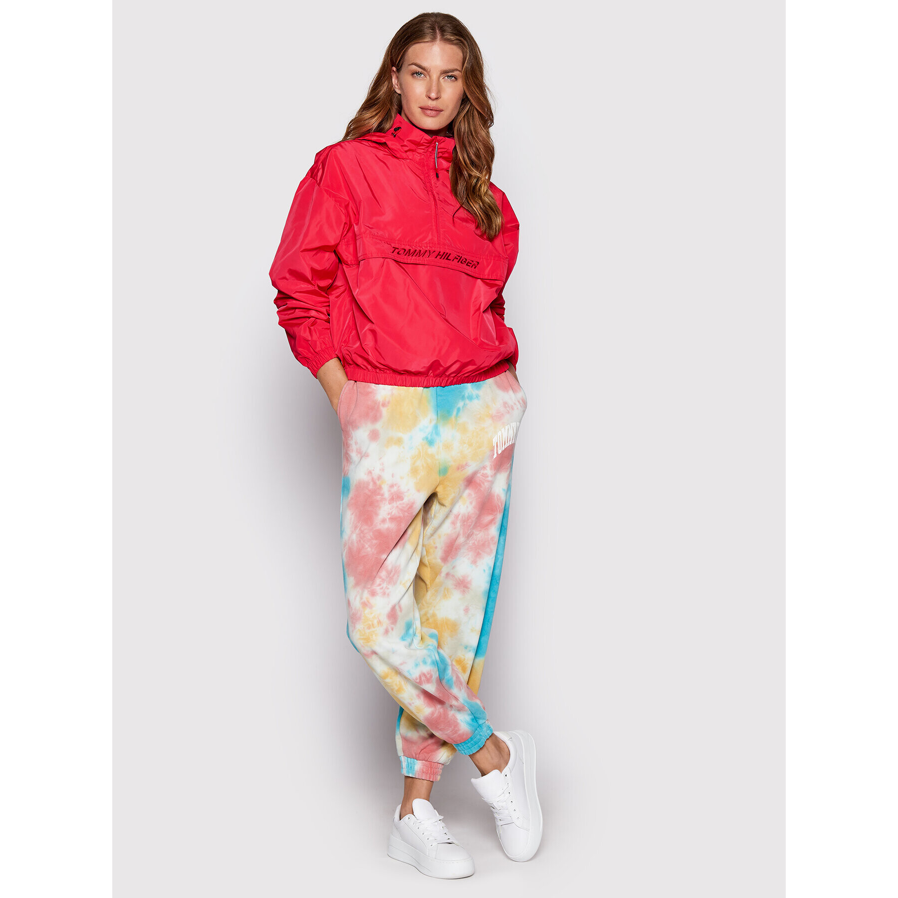 Tommy Hilfiger Анорак S10S101267 Розов Relaxed Fit - Pepit.bg
