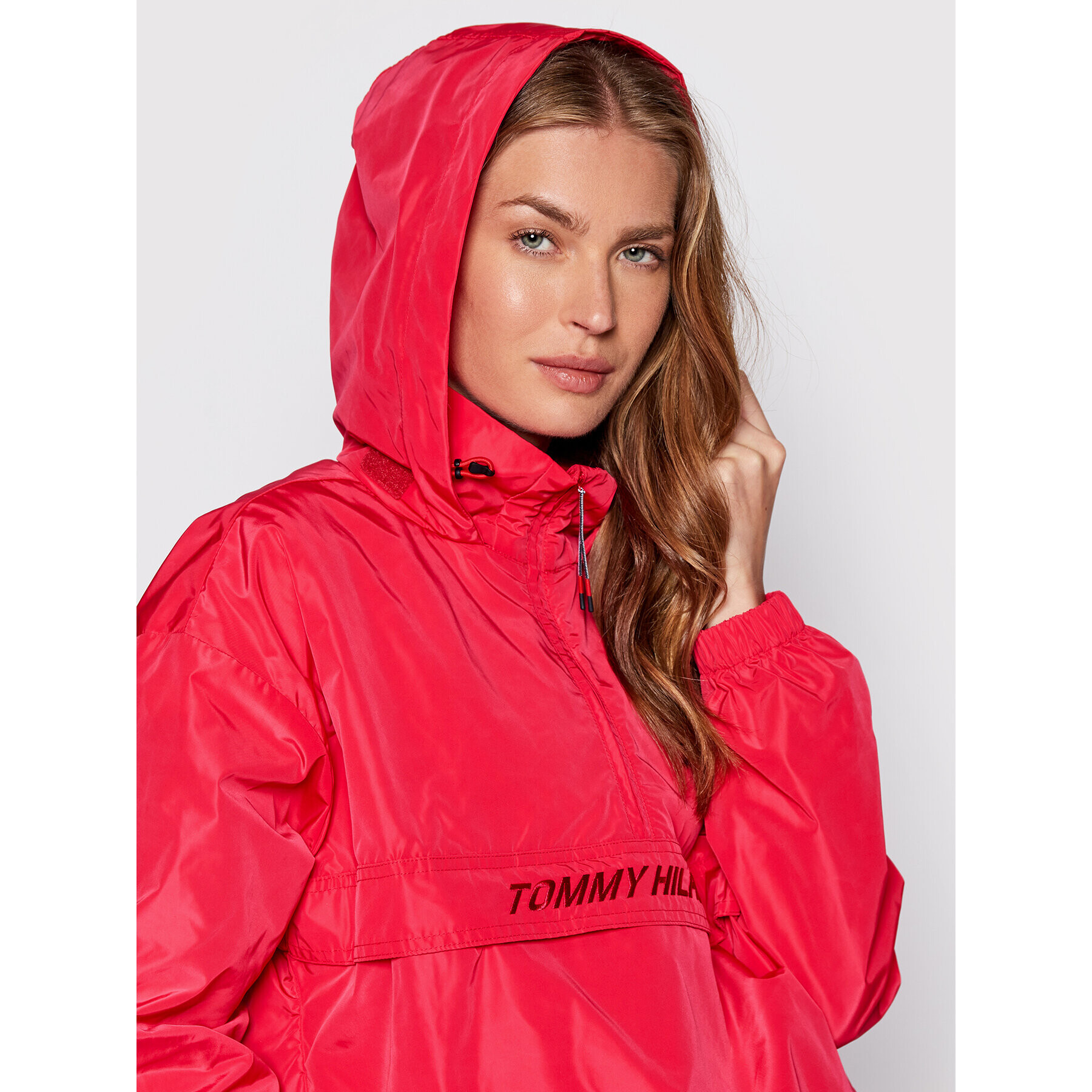 Tommy Hilfiger Анорак S10S101267 Розов Relaxed Fit - Pepit.bg
