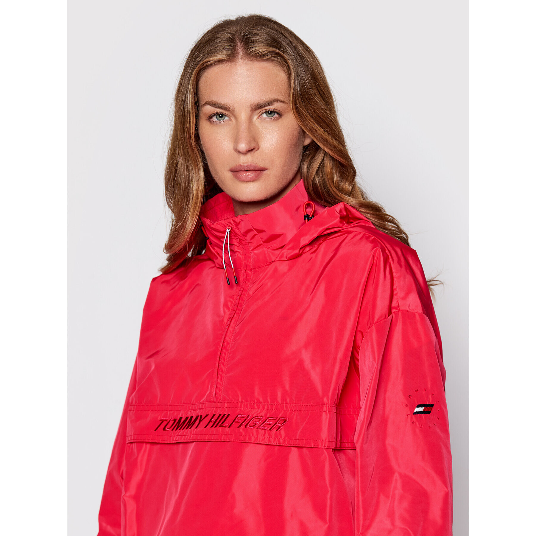 Tommy Hilfiger Анорак S10S101267 Розов Relaxed Fit - Pepit.bg