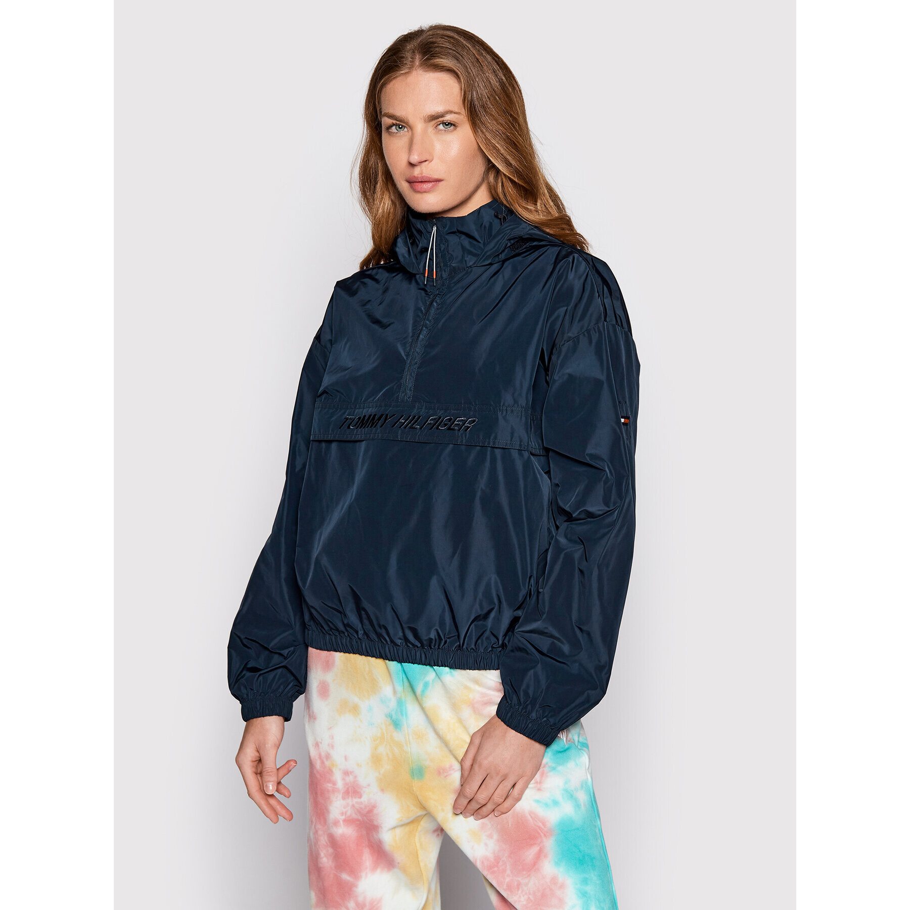 Tommy Hilfiger Анорак S10S101267 Тъмносин Relaxed Fit - Pepit.bg