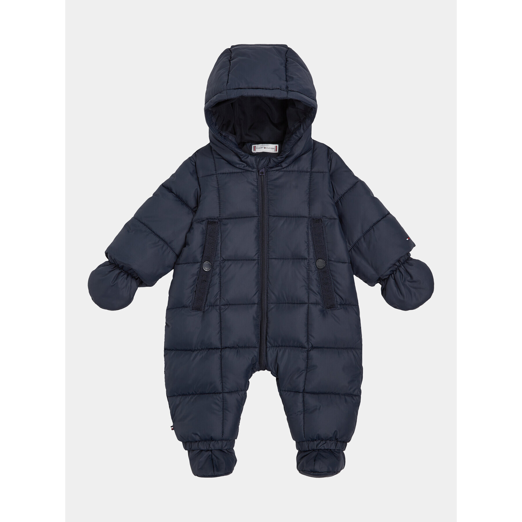 Tommy Hilfiger Анцуг Baby Monotype Tape Ski Suit Син - Pepit.bg