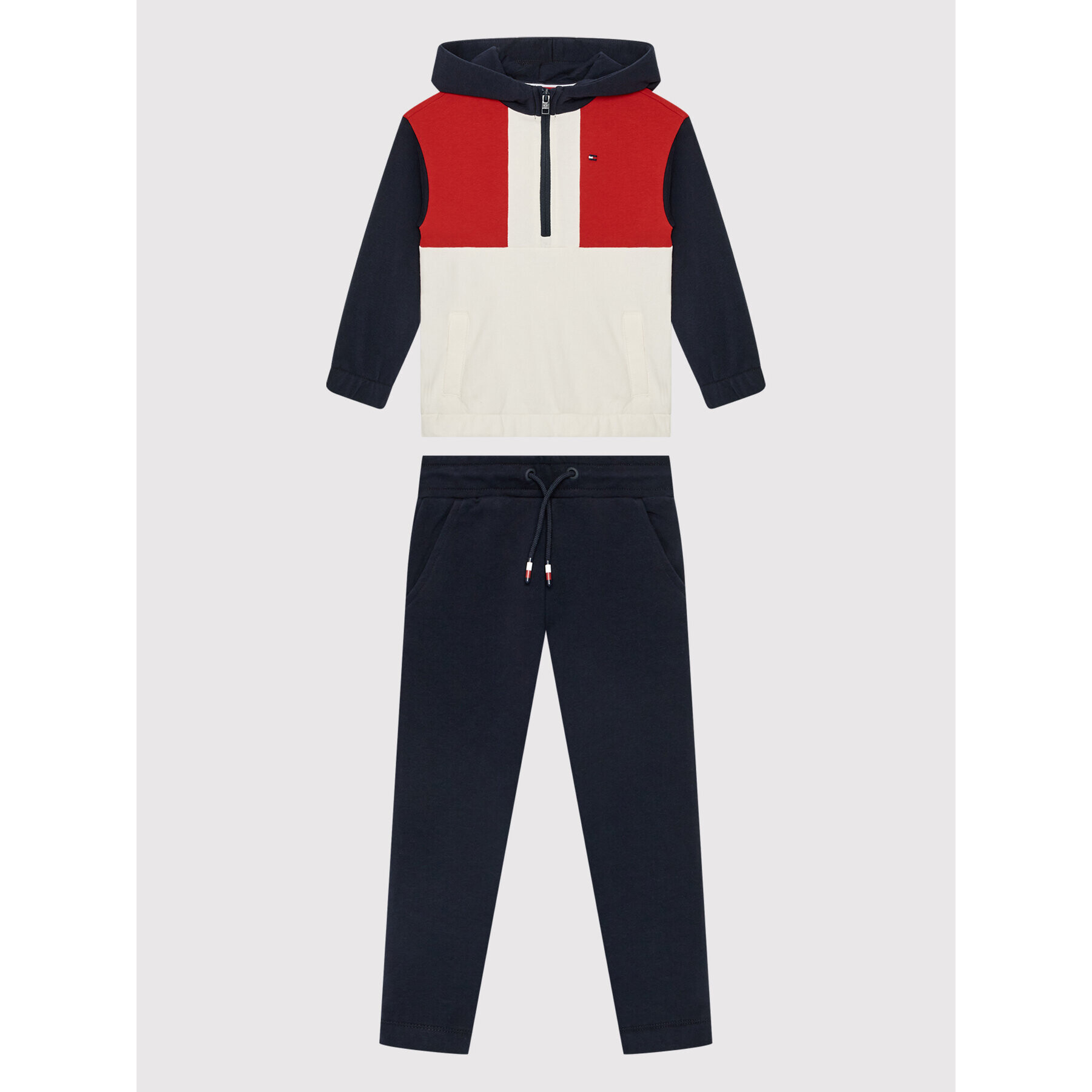 Tommy Hilfiger Анцуг Colorblock KS0KS00272 Цветен Regular Fit - Pepit.bg