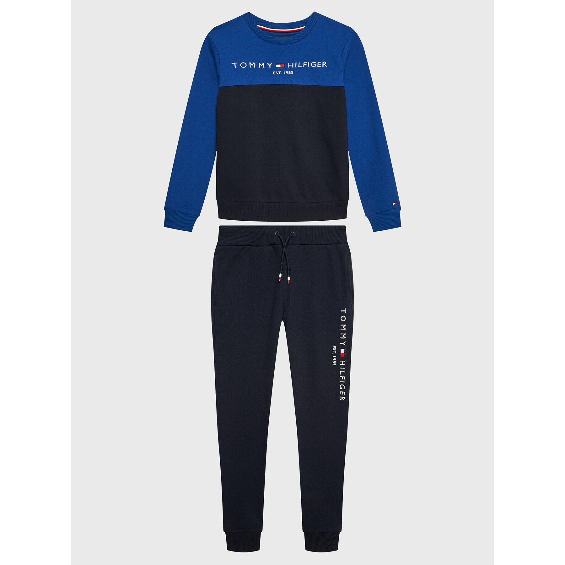 Tommy Hilfiger Анцуг Essential KB0KB07966 D Тъмносин Regular Fit - Pepit.bg
