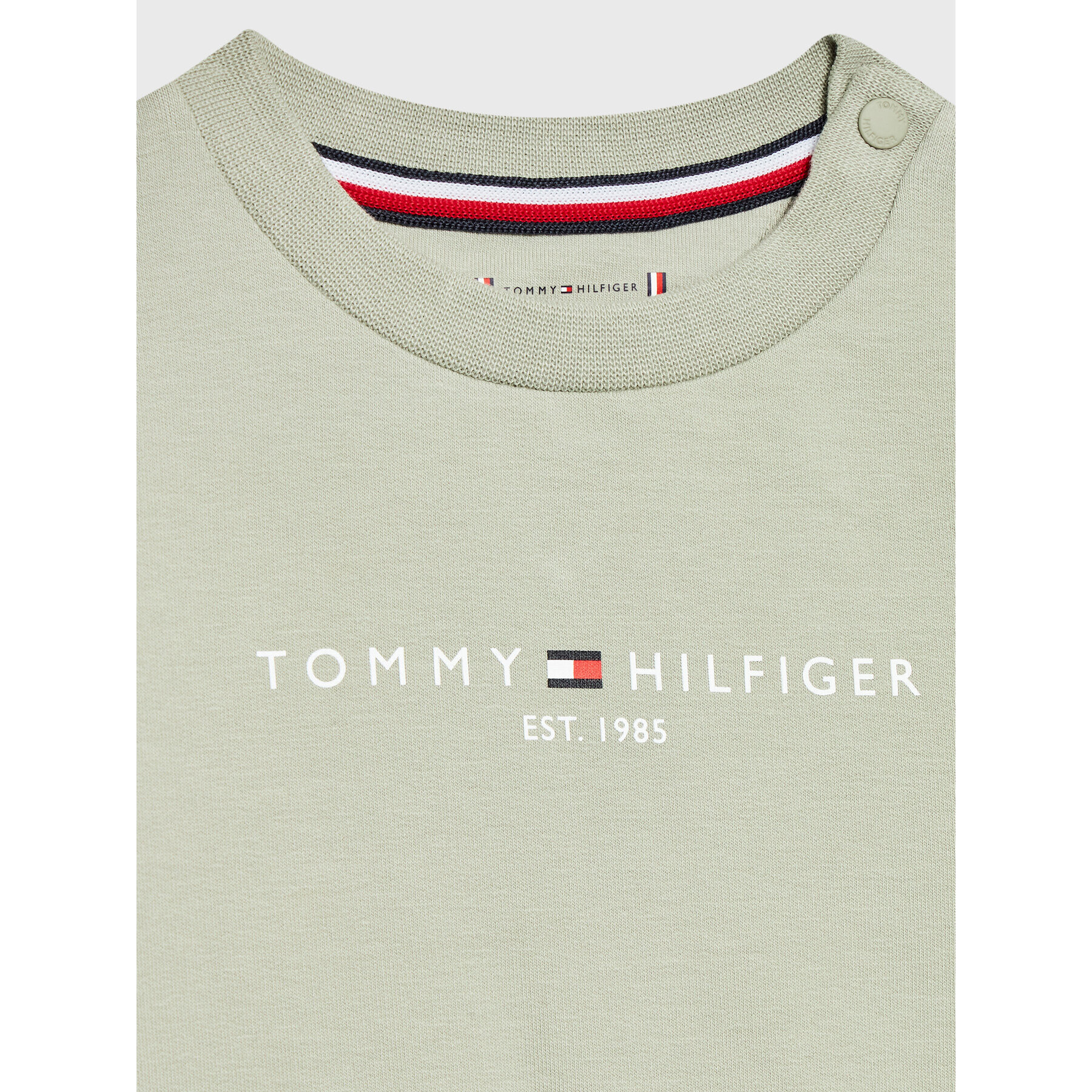 Tommy Hilfiger Анцуг Essential KN0KN01357 Зелен Regular Fit - Pepit.bg