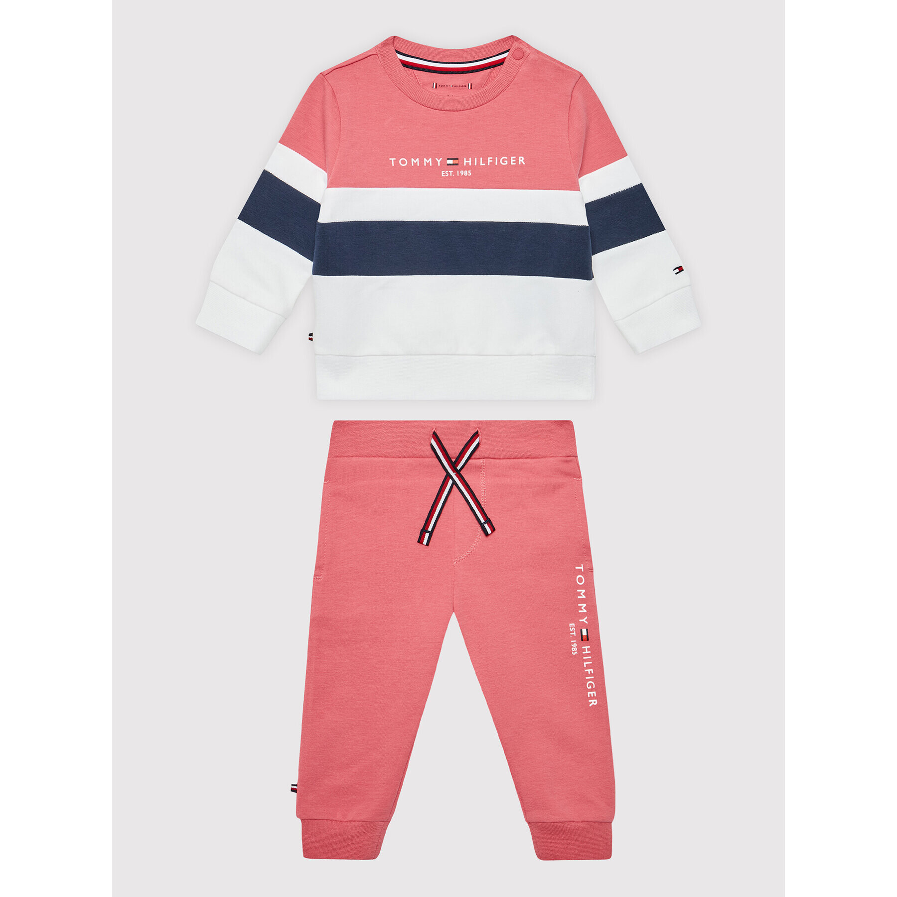 Tommy Hilfiger Анцуг KN0KN01416 Розов Regular Fit - Pepit.bg