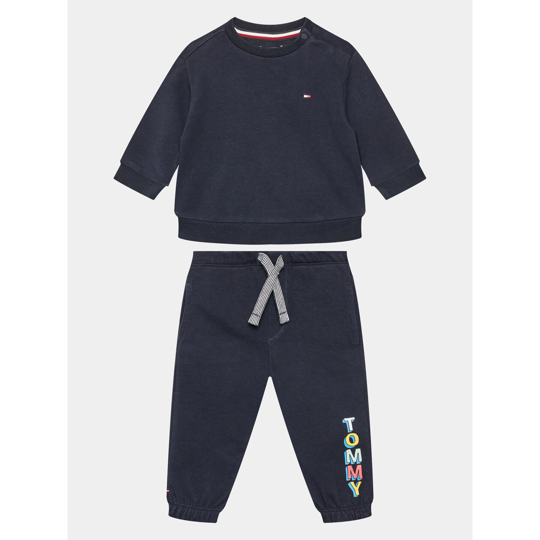 Tommy Hilfiger Анцуг KN0KN01598 Тъмносин Regular Fit - Pepit.bg