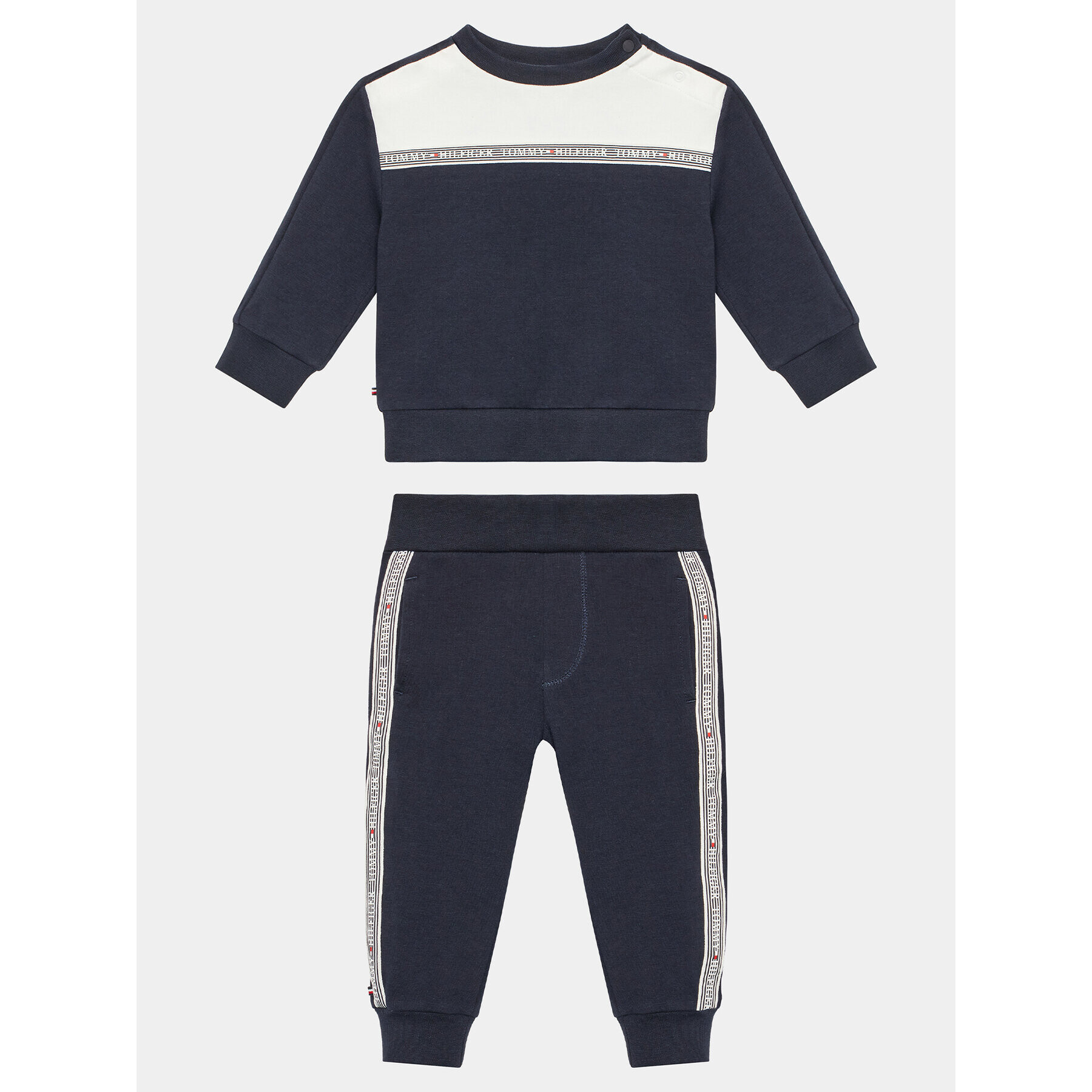 Tommy Hilfiger Анцуг KN0KN01599 Тъмносин Regular Fit - Pepit.bg