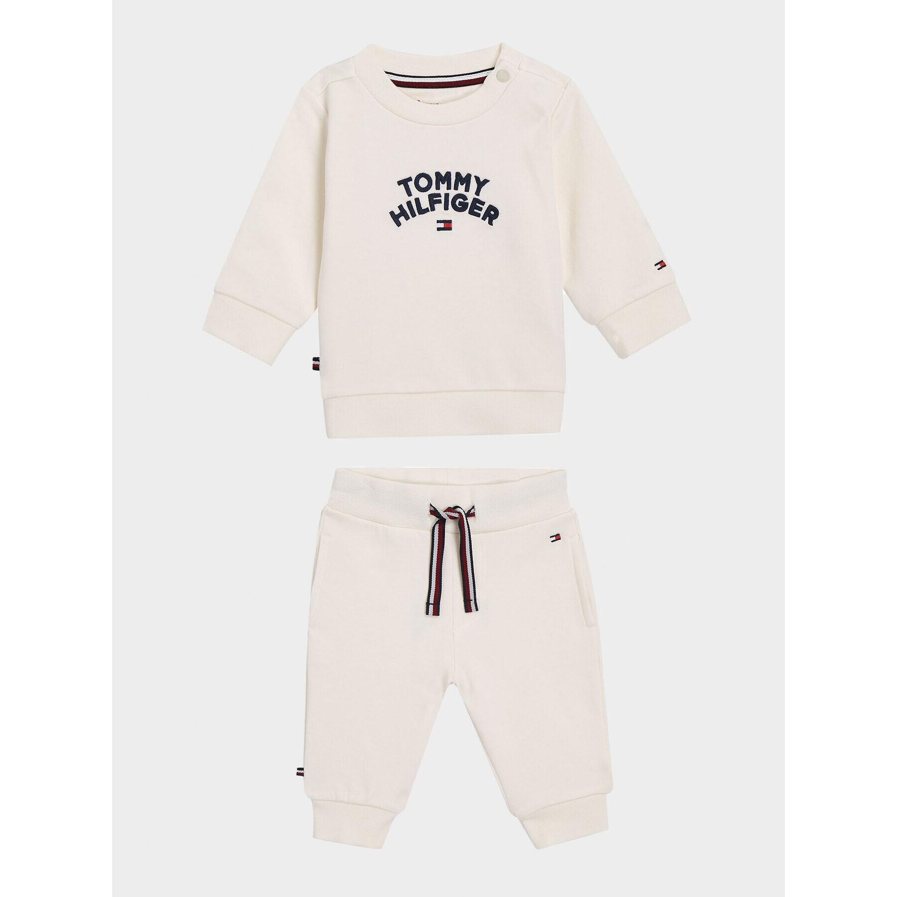 Tommy Hilfiger Анцуг KN0KN01788 Екрю Regular Fit - Pepit.bg