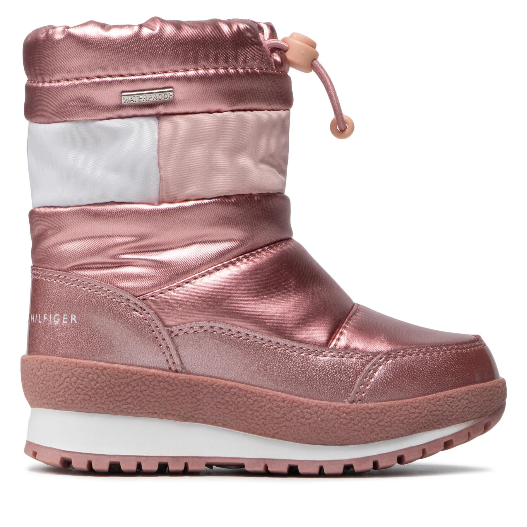 Tommy Hilfiger Апрески Snow Boot T3A5-32033-1240 Розов - Pepit.bg