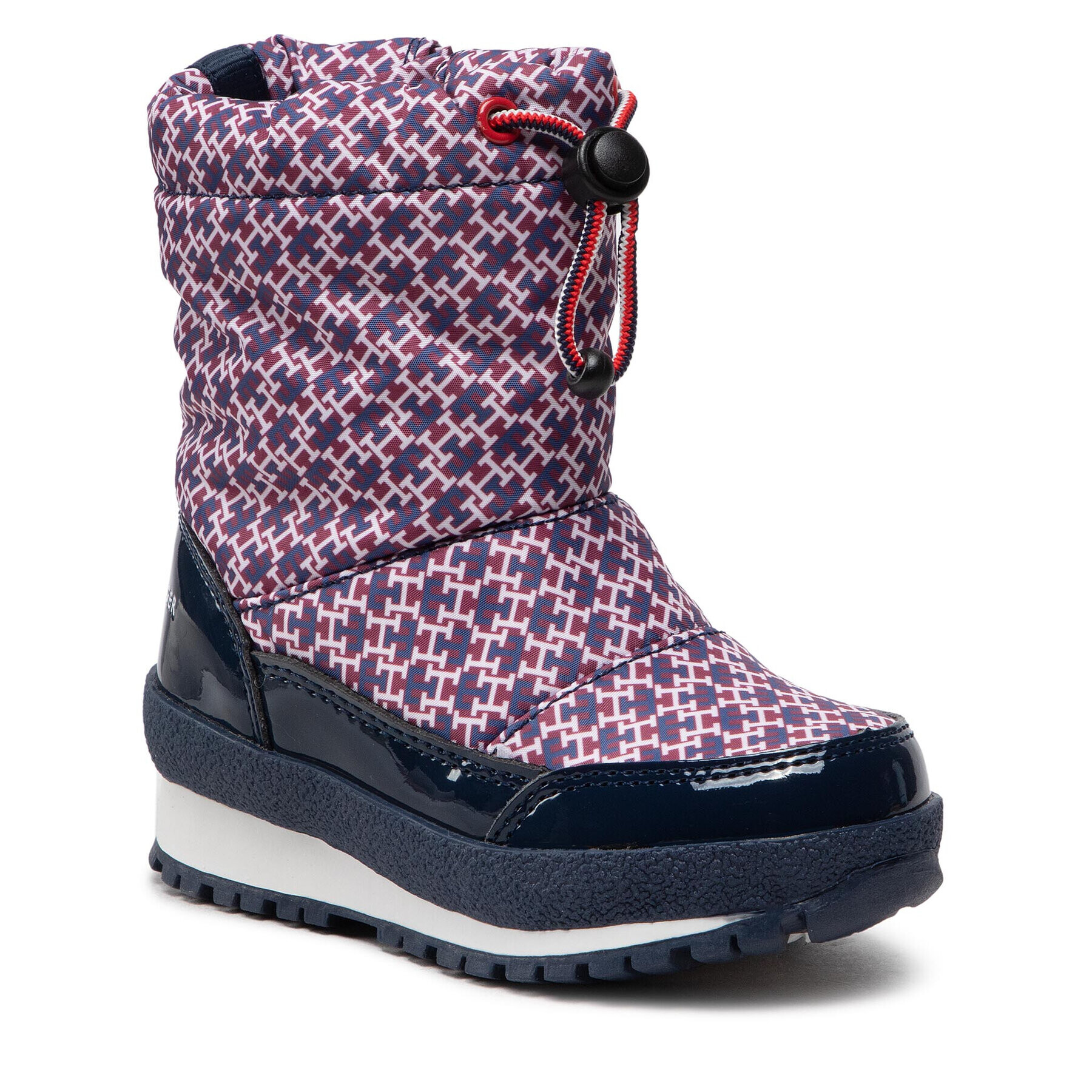 Tommy Hilfiger Апрески Snow Boot T3A5-32435-1486 M Бордо - Pepit.bg