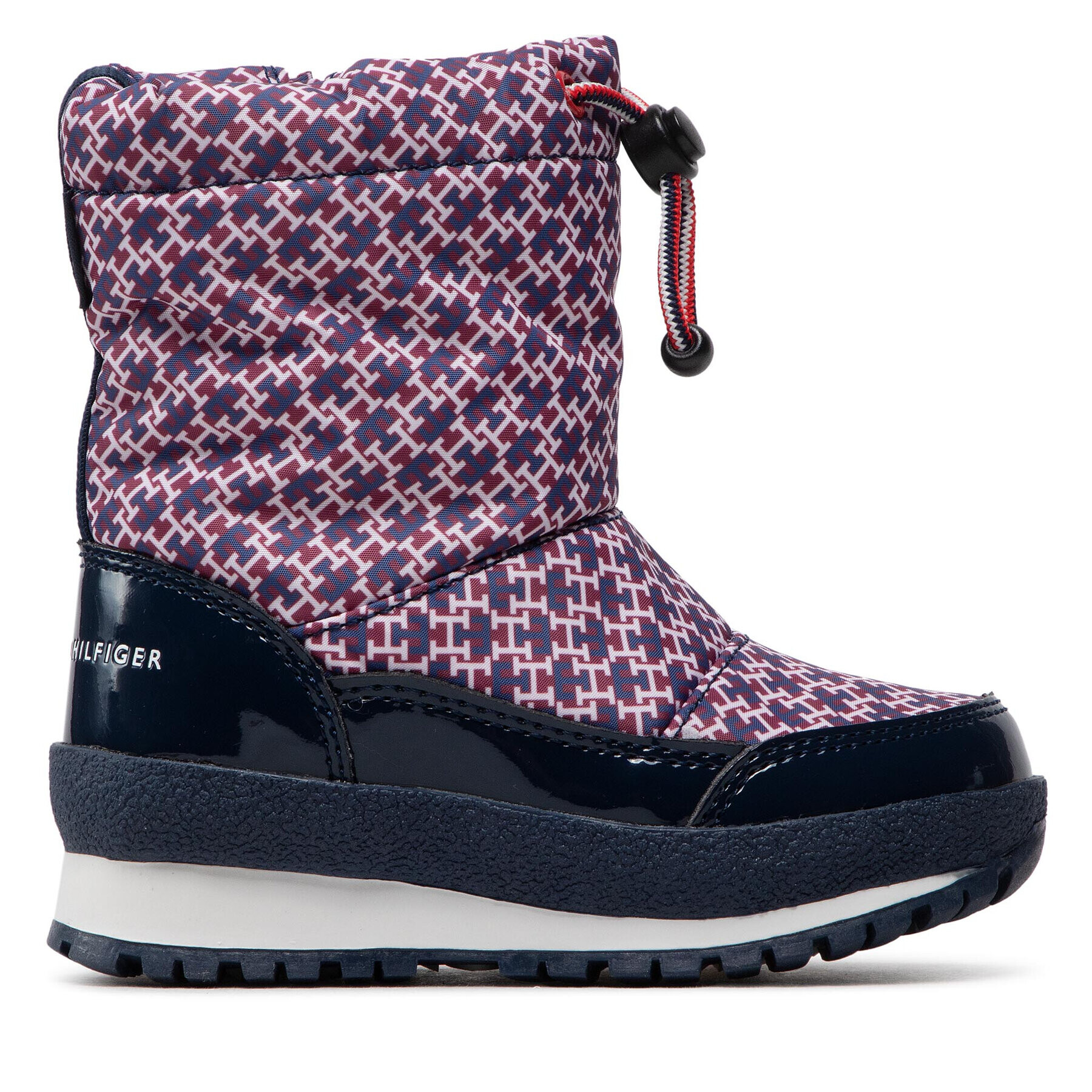 Tommy Hilfiger Апрески Snow Boot T3A5-32435-1486 M Бордо - Pepit.bg