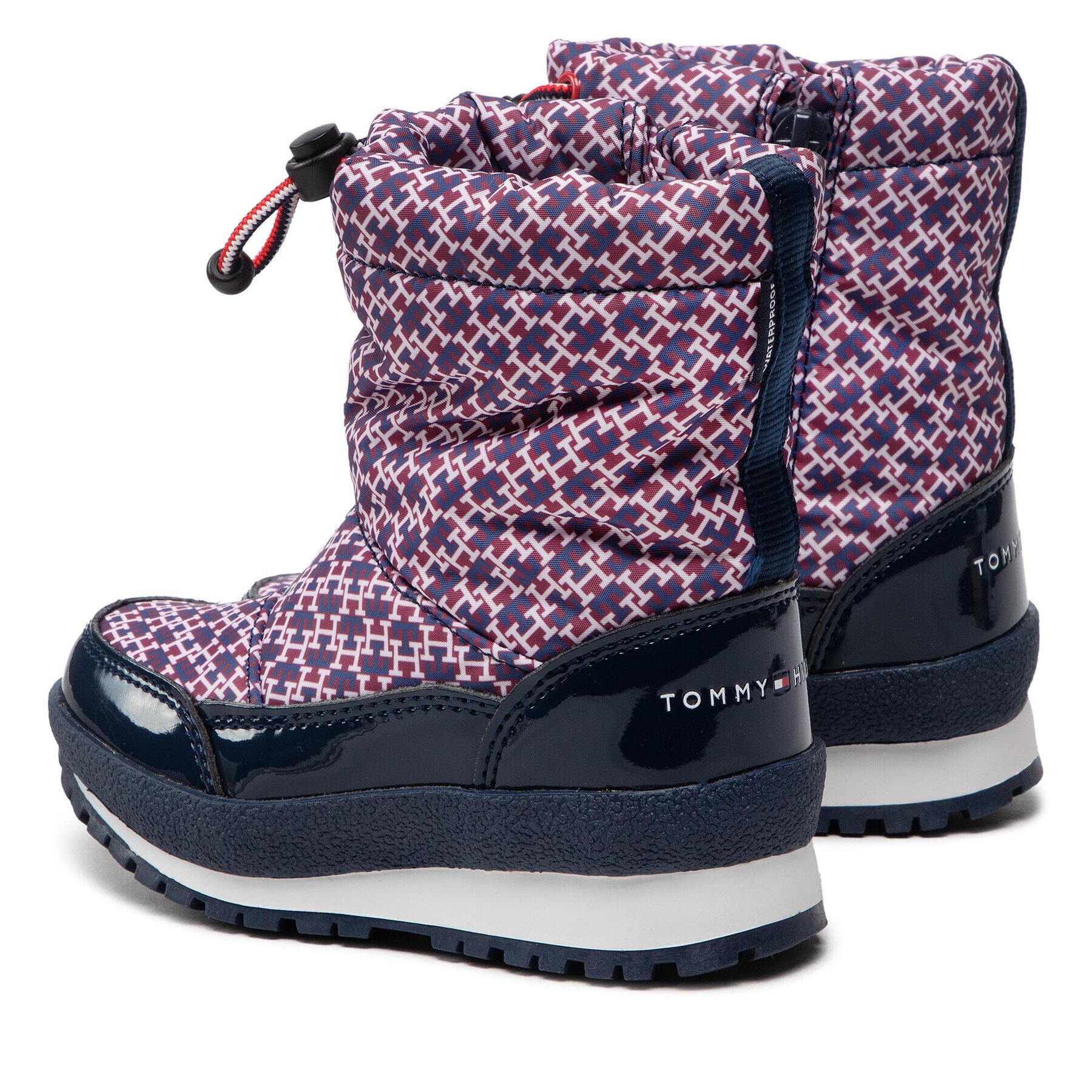 Tommy Hilfiger Апрески Snow Boot T3A5-32435-1486 M Бордо - Pepit.bg
