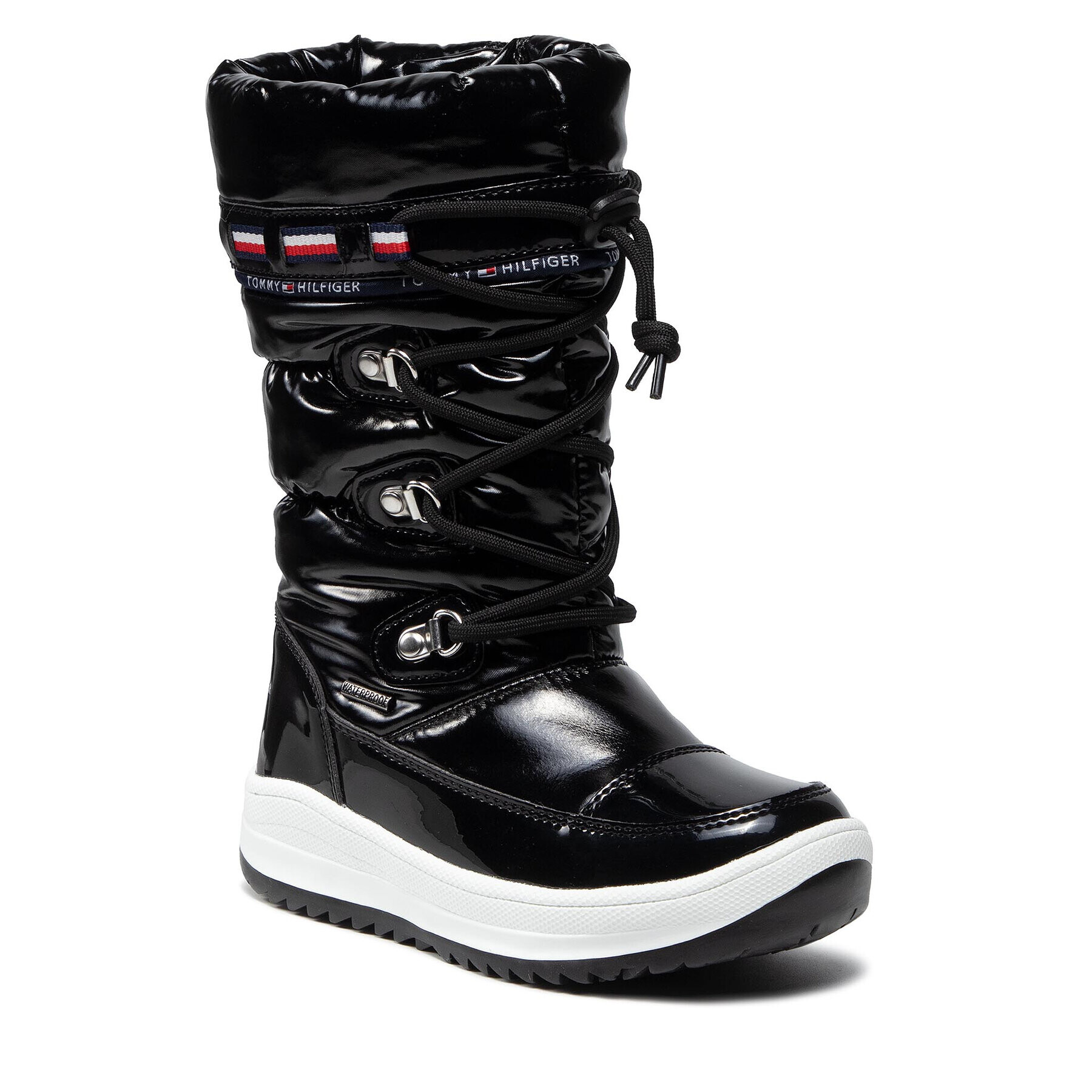 Tommy Hilfiger Апрески Snow Boot T3A6-32035-1240 M Черен - Pepit.bg