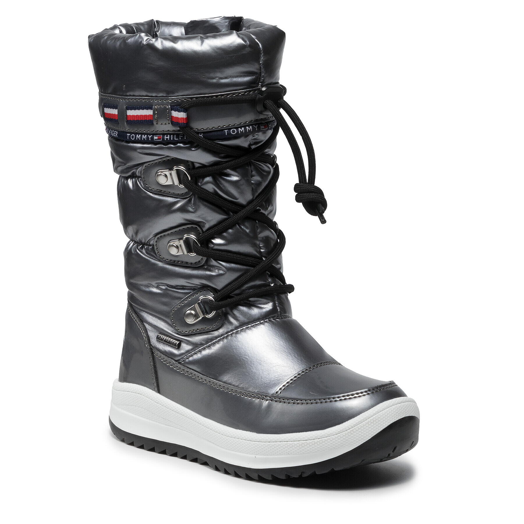 Tommy Hilfiger Апрески Snow Boot T3A6-32035-1240 M Сребрист - Pepit.bg