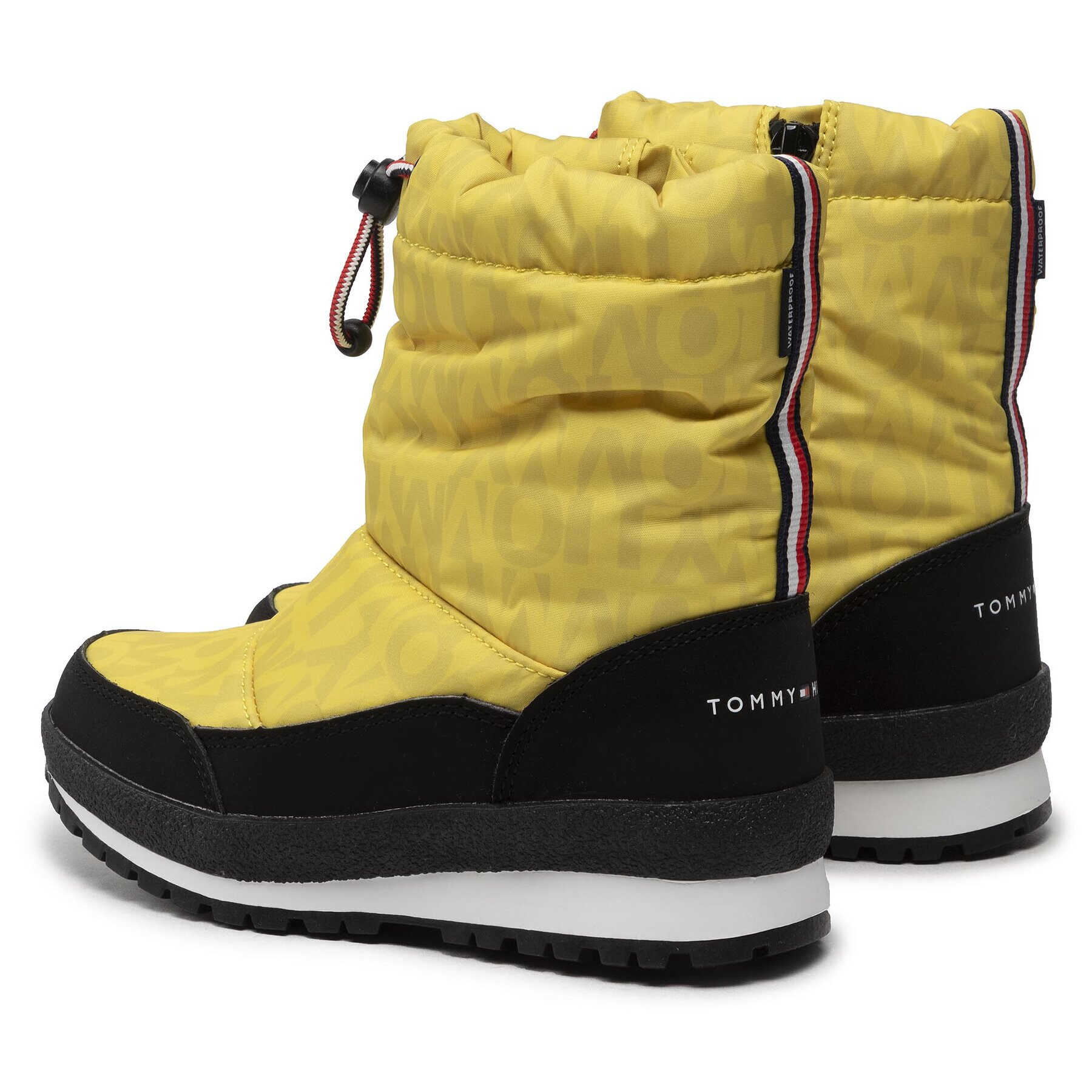 Tommy Hilfiger Апрески Snow Boot T3B6-32547-1486 M Жълт - Pepit.bg