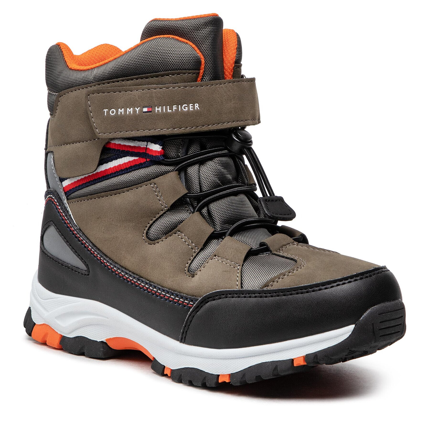 Tommy Hilfiger Апрески Tech Bootie T3B5-32542-1487 S Зелен - Pepit.bg