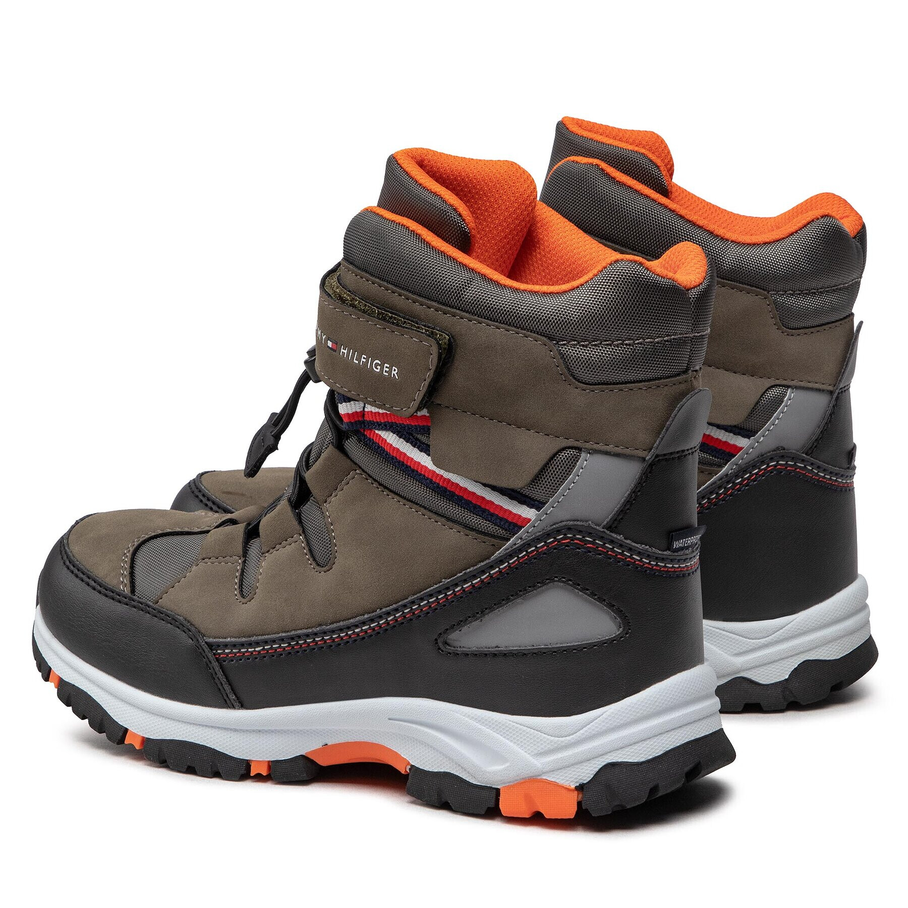 Tommy Hilfiger Апрески Tech Bootie T3B5-32542-1487 S Зелен - Pepit.bg