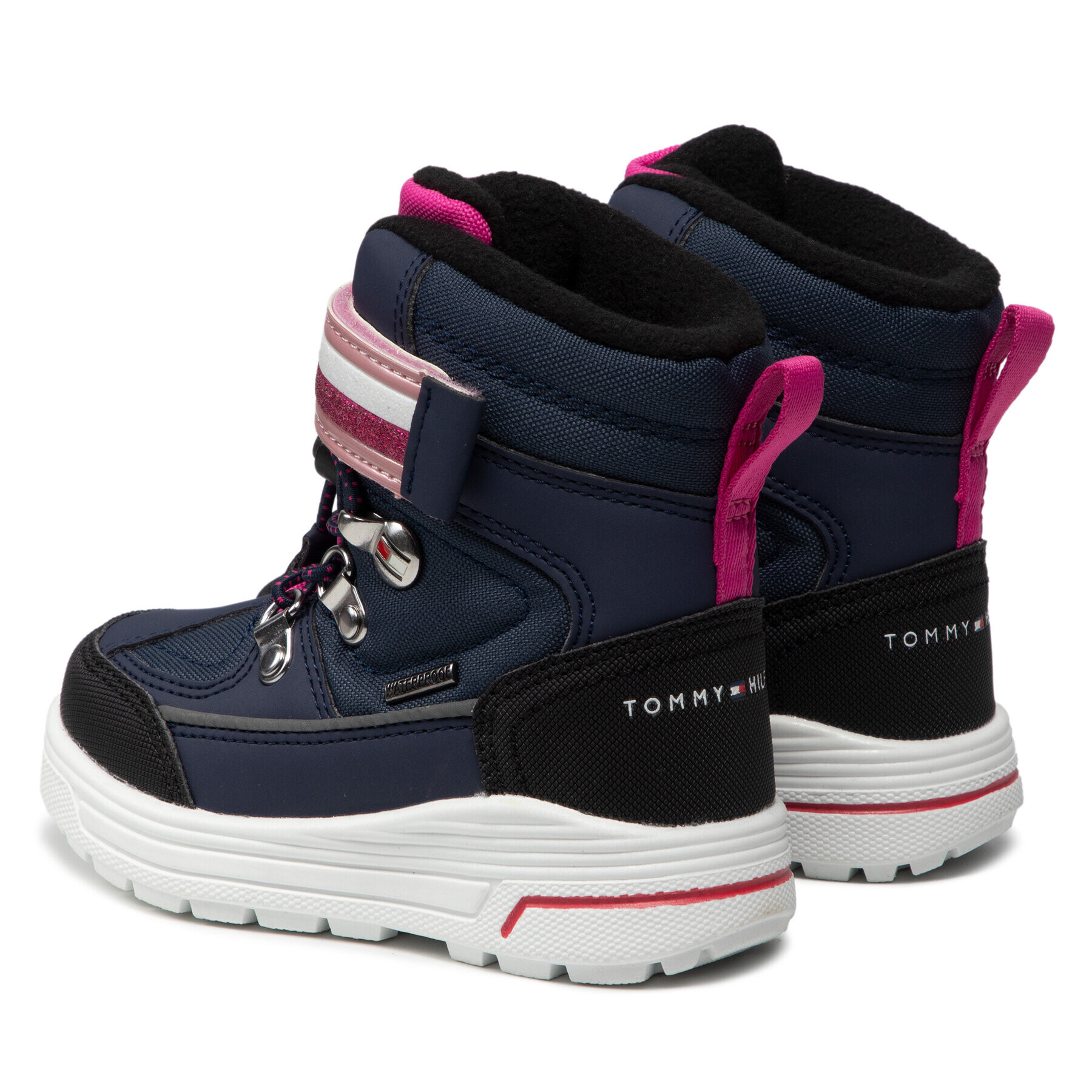 Tommy Hilfiger Апрески Technical Bootie T1A5-32031-0279A082 Тъмносин - Pepit.bg