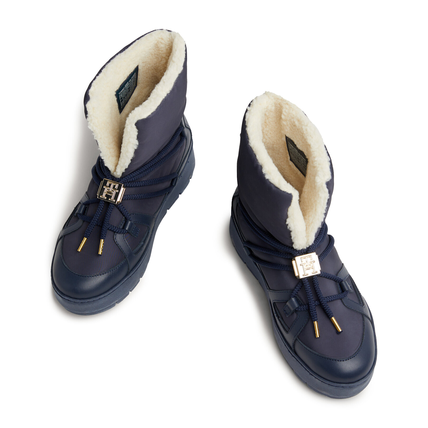 Tommy Hilfiger Апрески Tommy Essential Snowboot FW0FW07504 Син - Pepit.bg