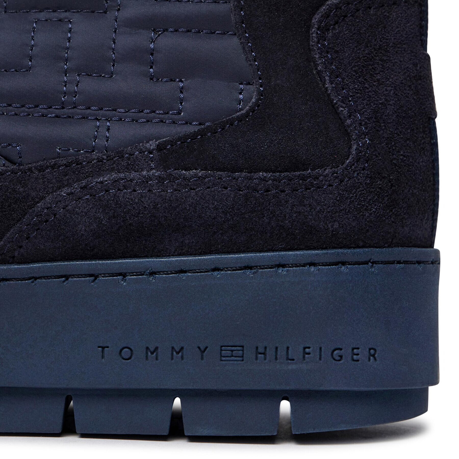 Tommy Hilfiger Апрески Tommy Monogram Snowboot FW0FW07637 Син - Pepit.bg