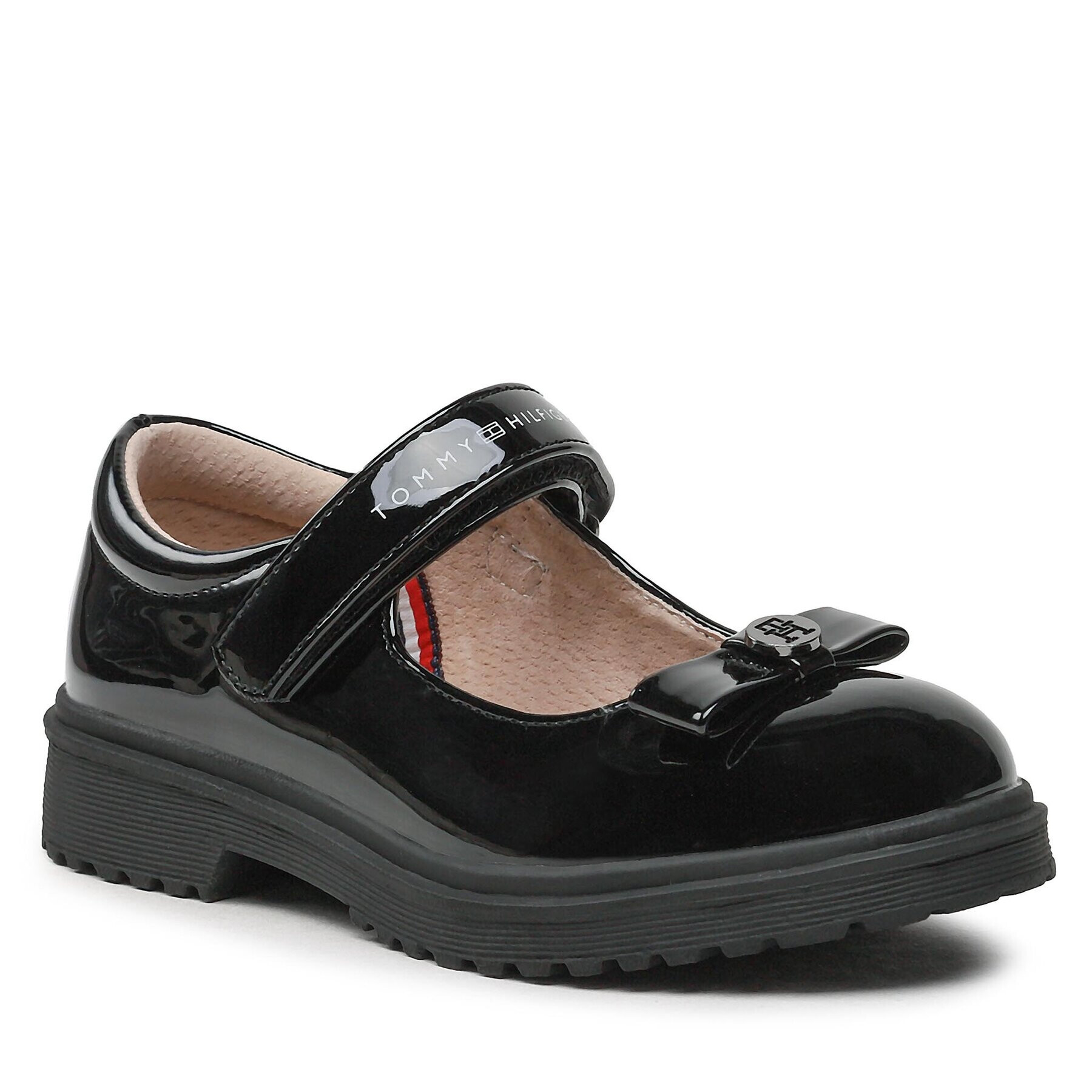 Tommy Hilfiger Балеринки T3A3-33019-0774 M Черен - Pepit.bg