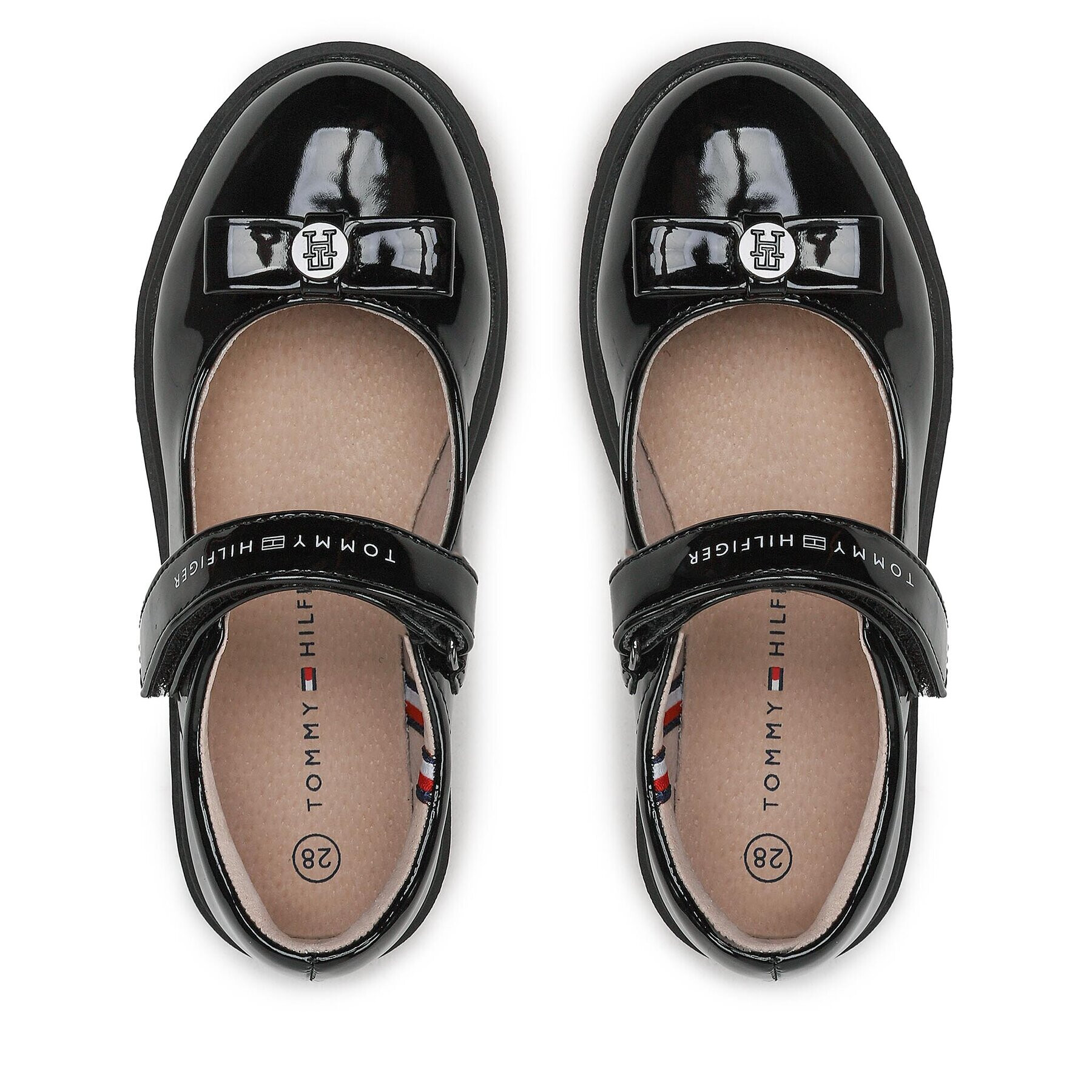 Tommy Hilfiger Балеринки T3A3-33019-0774 M Черен - Pepit.bg