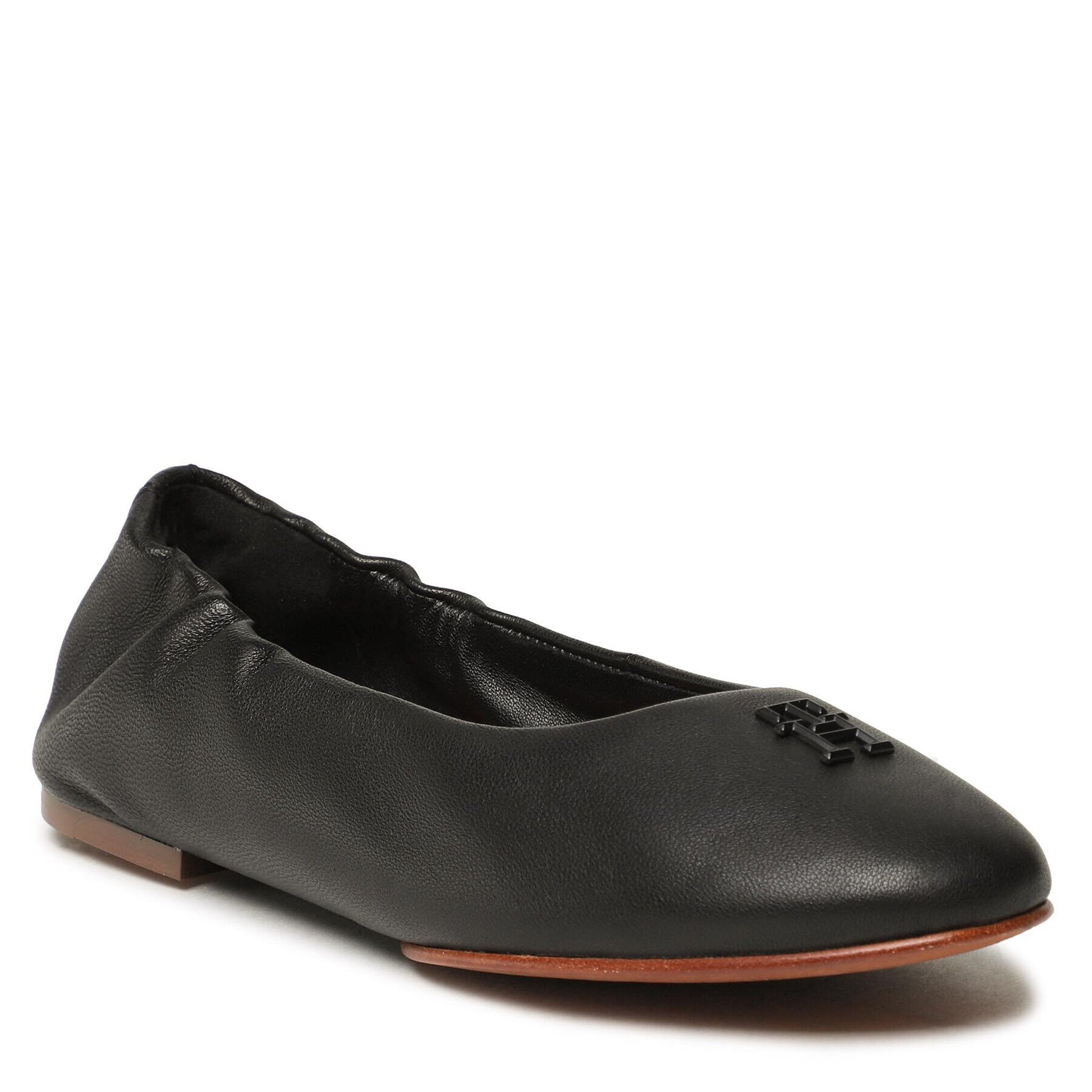 Tommy Hilfiger Балеринки Th Elevated Elastic Ballerina FW0FW07222 Черен - Pepit.bg