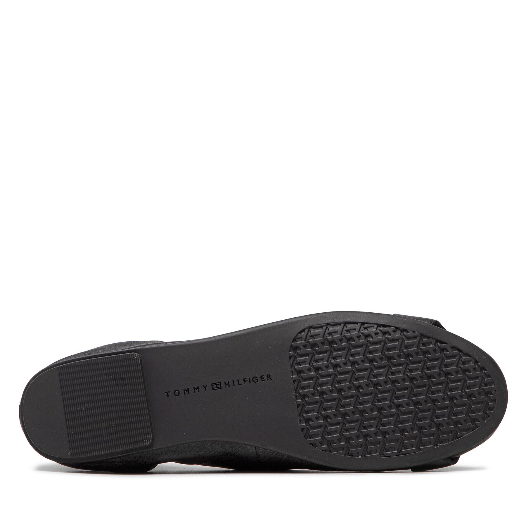 Tommy Hilfiger Балеринки Th Essential Leather Ballerina FW0FW06096 Черен - Pepit.bg